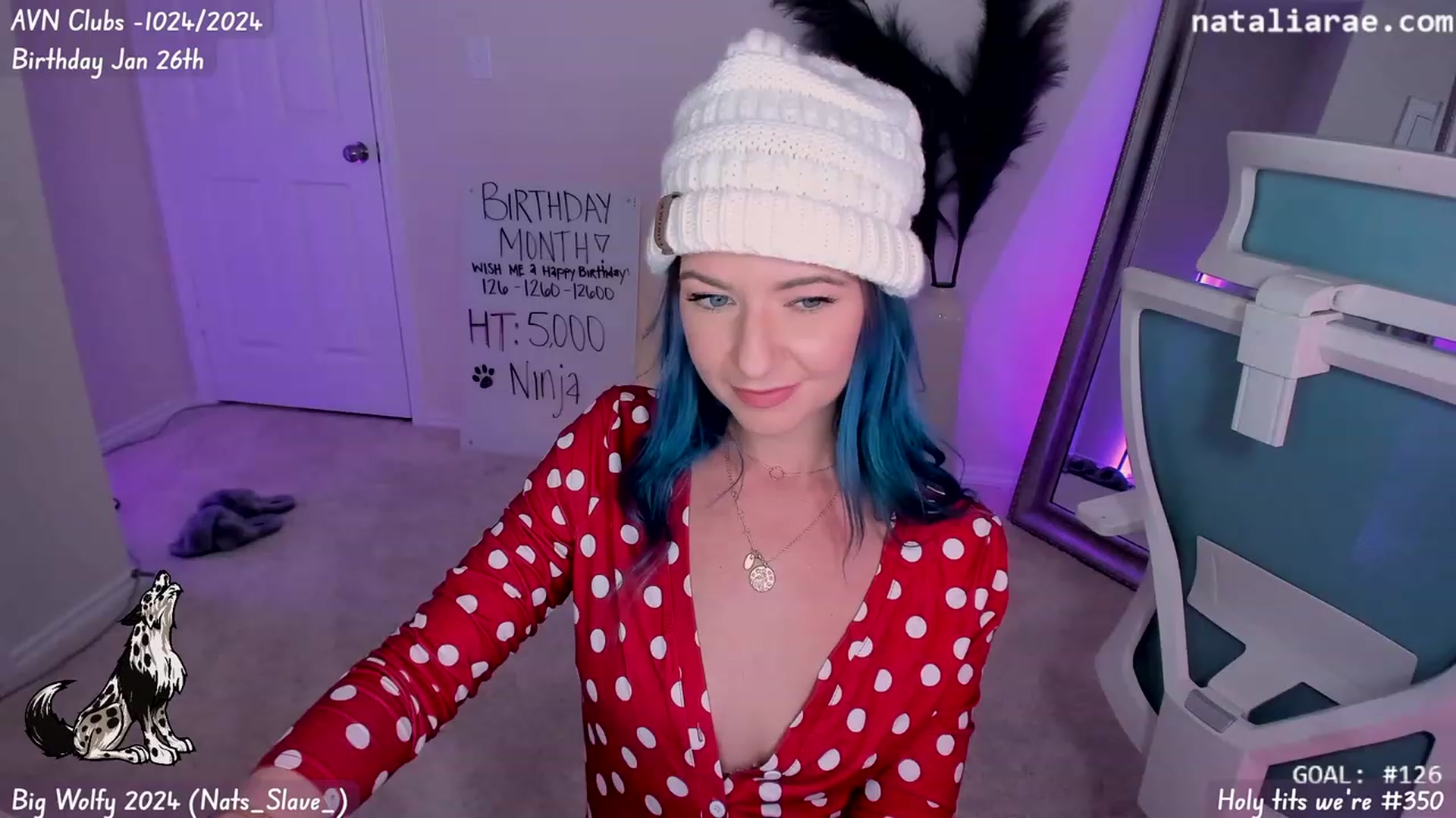 Gallery image thumbnail from Nat_Rae_BDAY's myfreecams stream on, 01/19/2024, 06:39 image 9 of 20