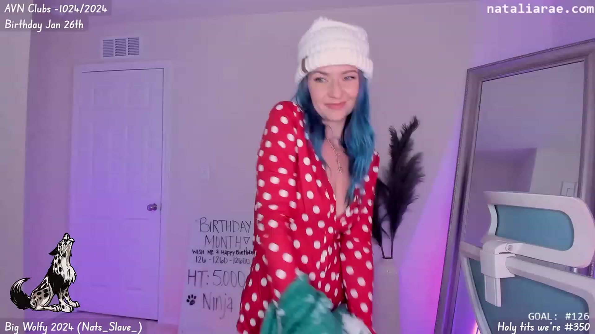 Gallery image thumbnail from Nat_Rae_BDAY's myfreecams stream on, 01/19/2024, 06:39 image 13 of 20