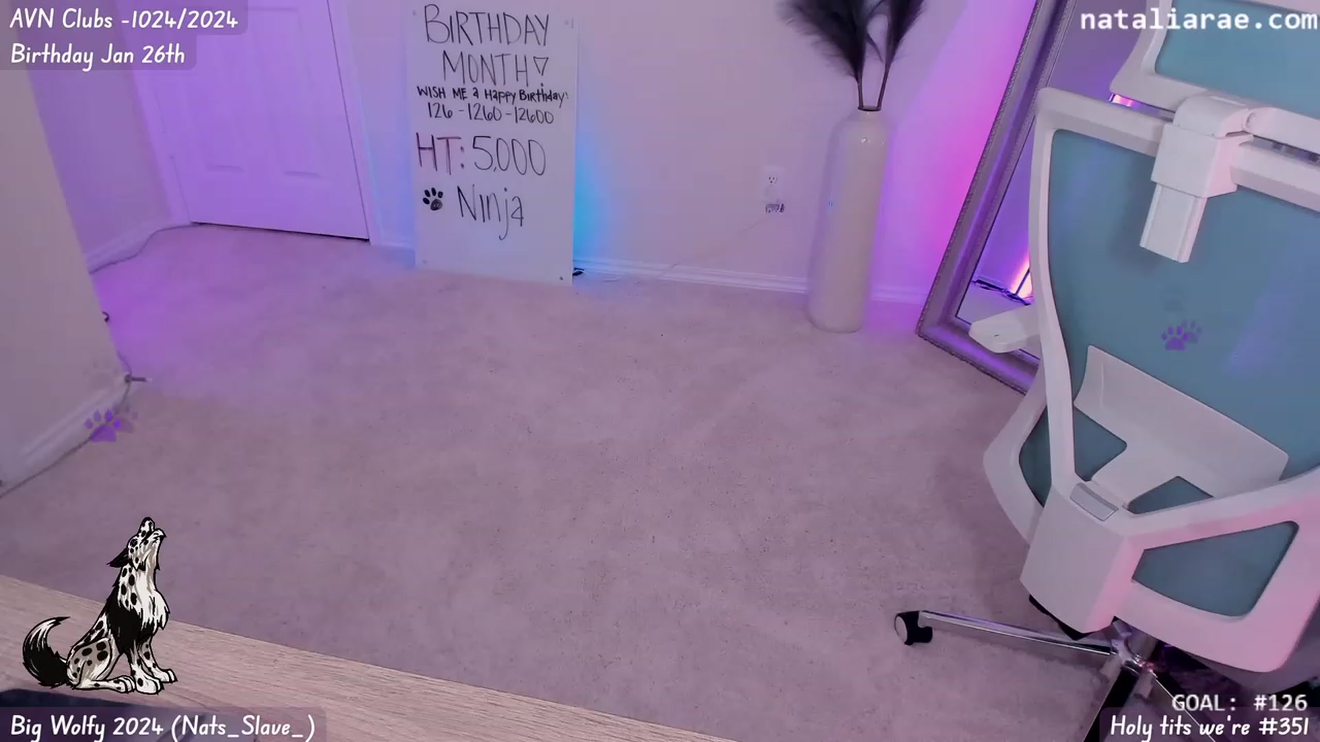 Gallery image thumbnail from Nat_Rae_BDAY's myfreecams stream on, 01/19/2024, 06:39 image 12 of 20