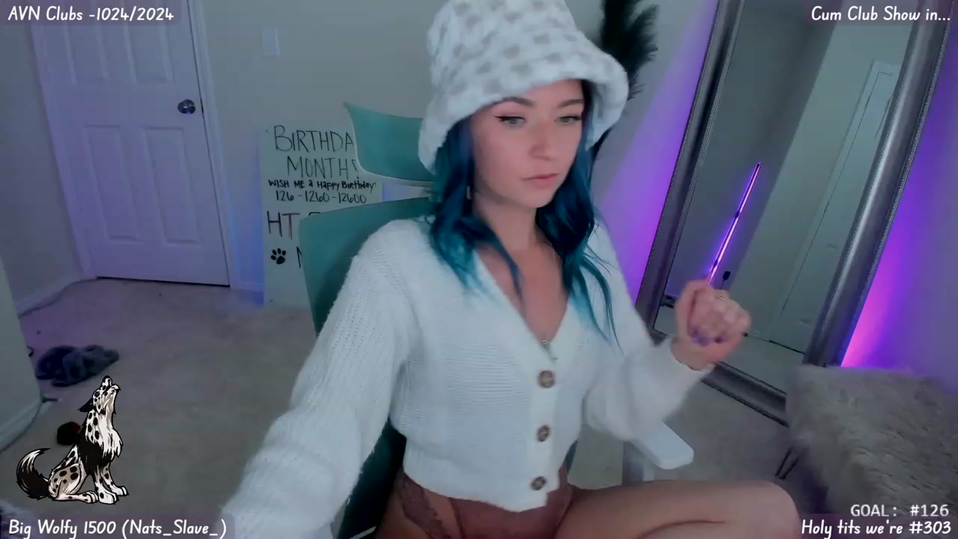 Gallery image thumbnail from Nat_Rae_BDAY's myfreecams stream on, 01/19/2024, 23:47 image 19 of 20