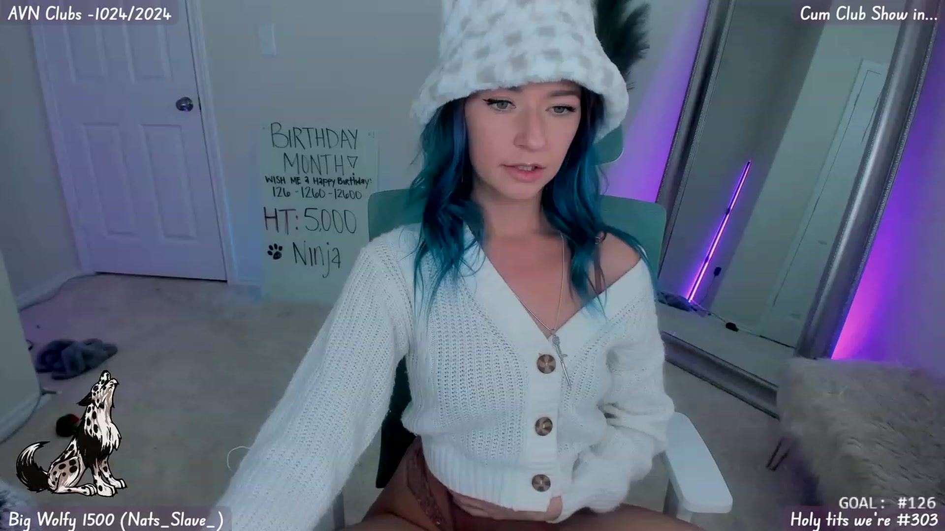 Gallery image thumbnail from Nat_Rae_BDAY's myfreecams stream on, 01/19/2024, 23:47 image 17 of 20
