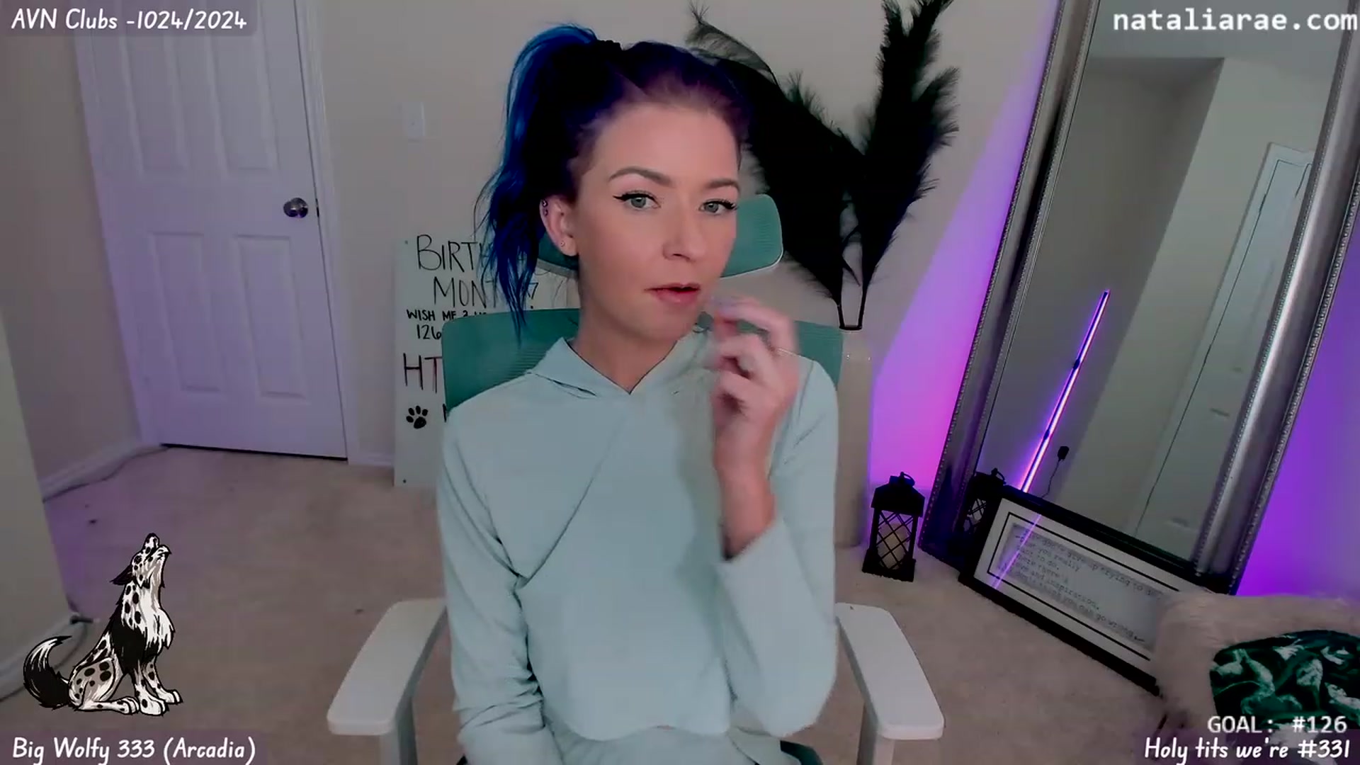 Gallery image thumbnail from Nat_Rae_BDAY's myfreecams stream on, 01/23/2024, 05:03 image 14 of 20