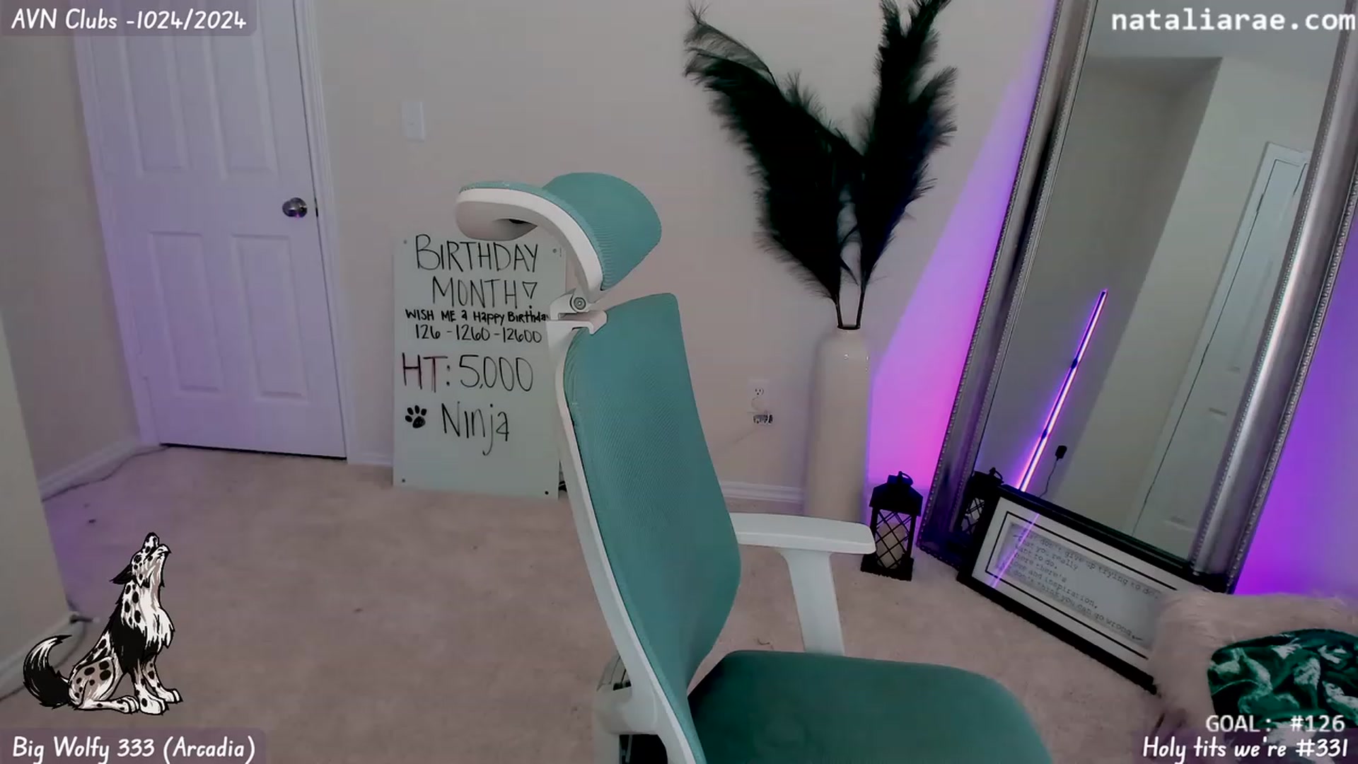 Gallery image thumbnail from Nat_Rae_BDAY's myfreecams stream on, 01/23/2024, 05:03 image 13 of 20