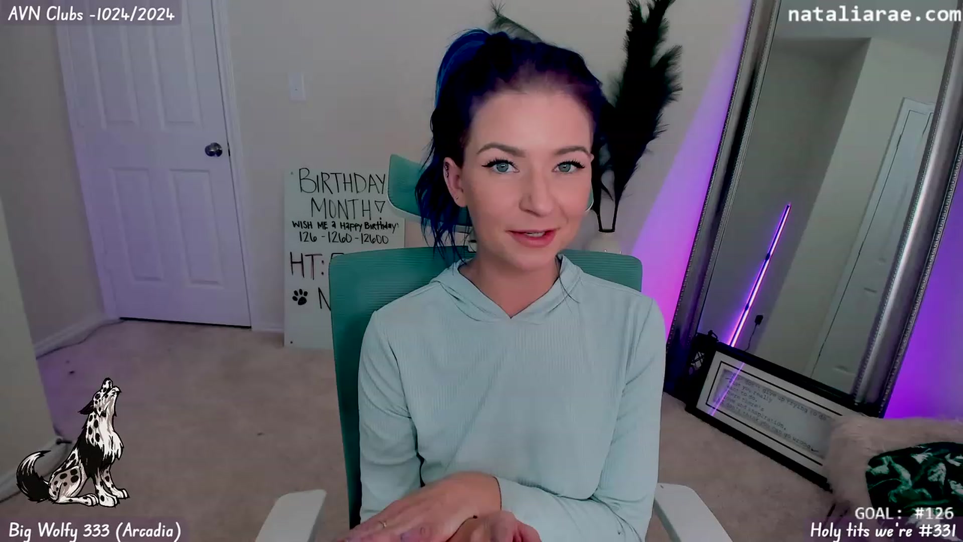 Gallery image thumbnail from Nat_Rae_BDAY's myfreecams stream on, 01/23/2024, 05:03 image 18 of 20