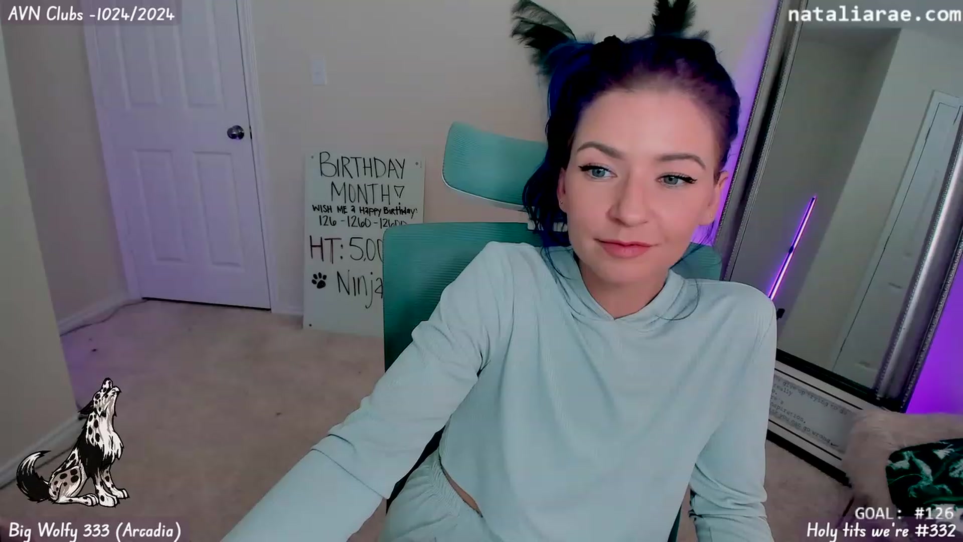 Gallery image thumbnail from Nat_Rae_BDAY's myfreecams stream on, 01/23/2024, 05:03 image 20 of 20