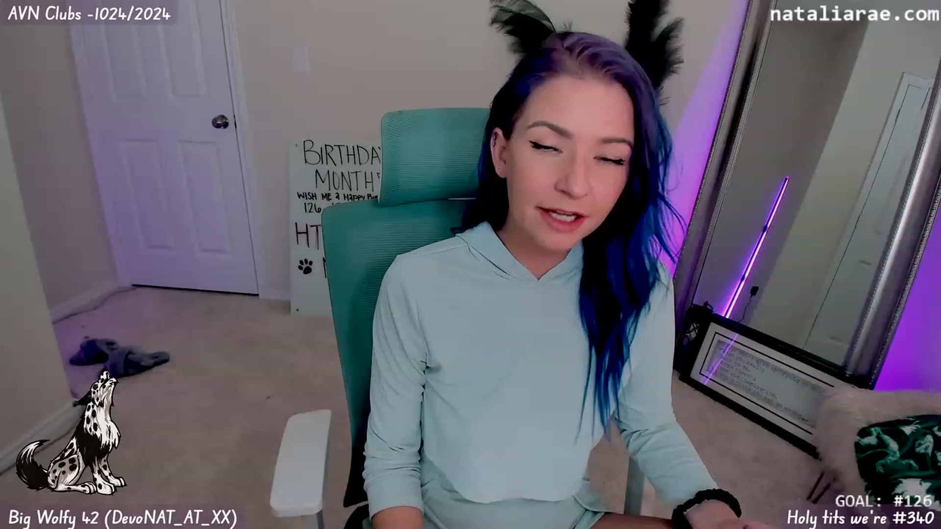 Gallery image thumbnail from Nat_Rae_BDAY's myfreecams stream on, 01/23/2024, 05:03 image 7 of 20