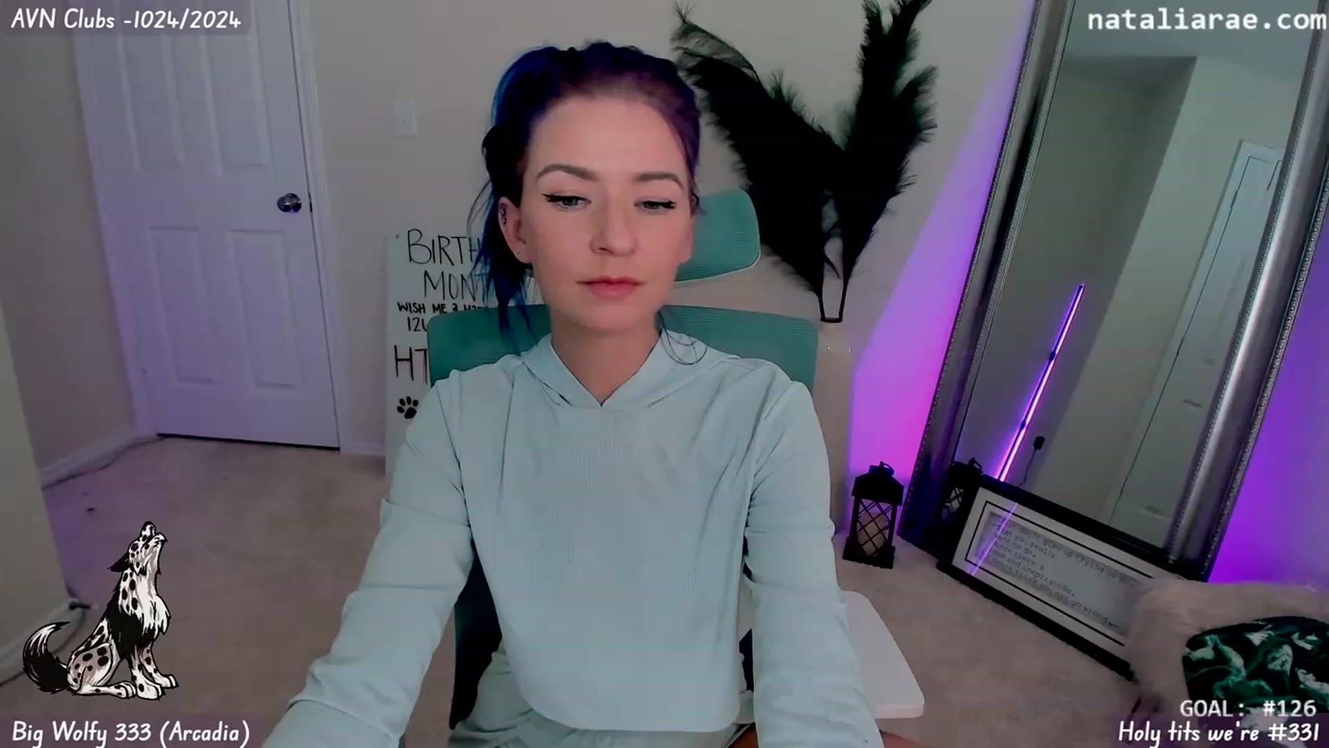 Gallery image thumbnail from Nat_Rae_BDAY's myfreecams stream on, 01/23/2024, 05:03 image 15 of 20