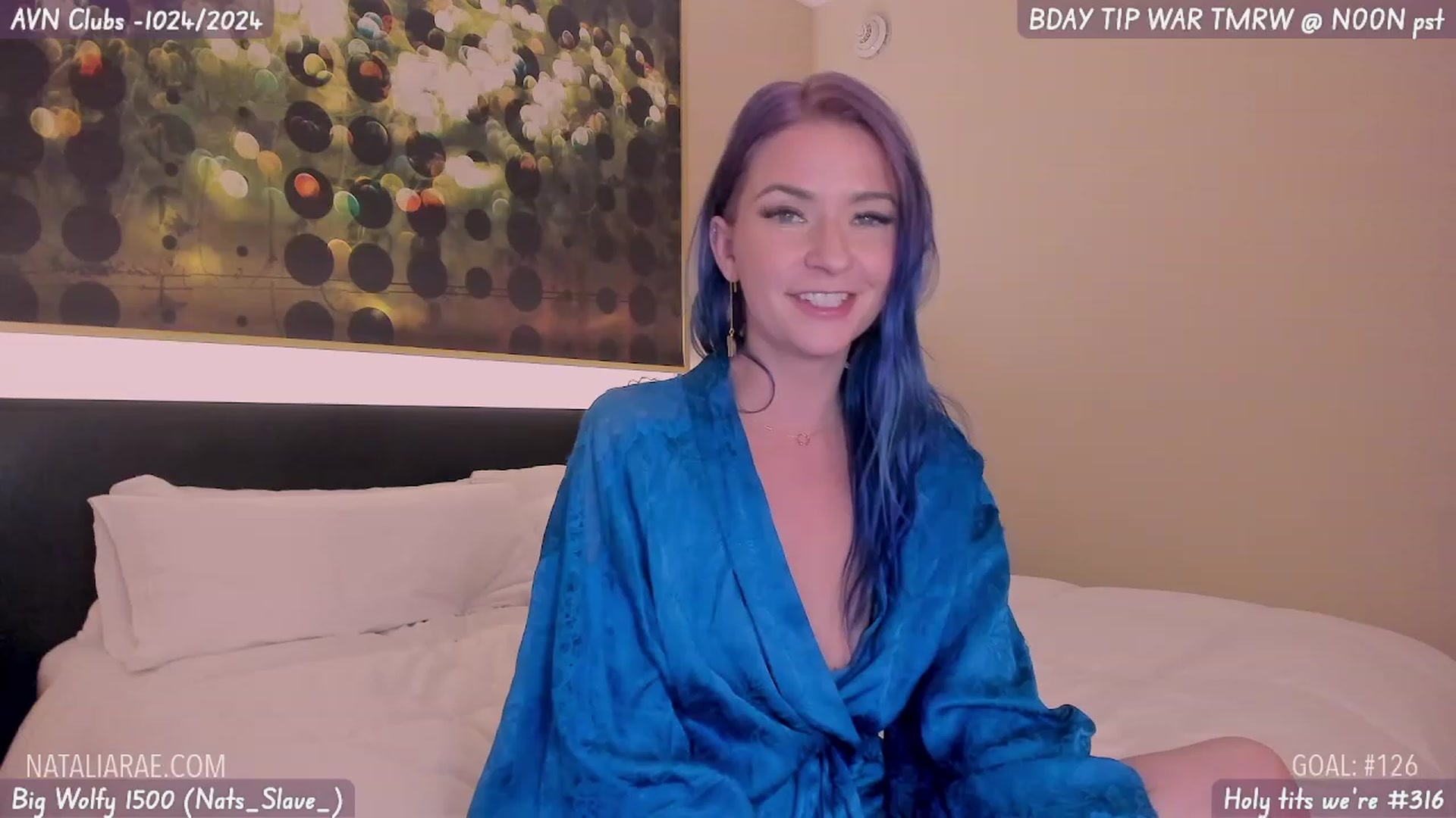 Gallery image thumbnail from Nat_Rae_BDAY's myfreecams stream on, 01/26/2024, 03:00 image 9 of 20