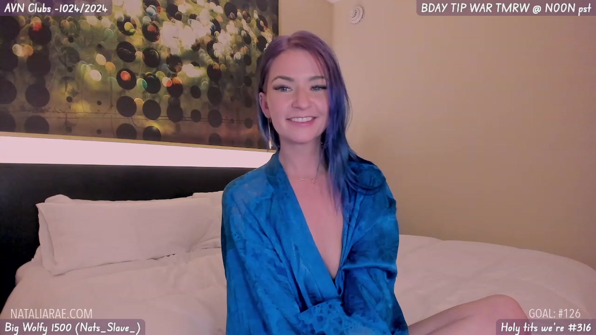Gallery image thumbnail from Nat_Rae_BDAY's myfreecams stream on, 01/26/2024, 03:00 image 13 of 20