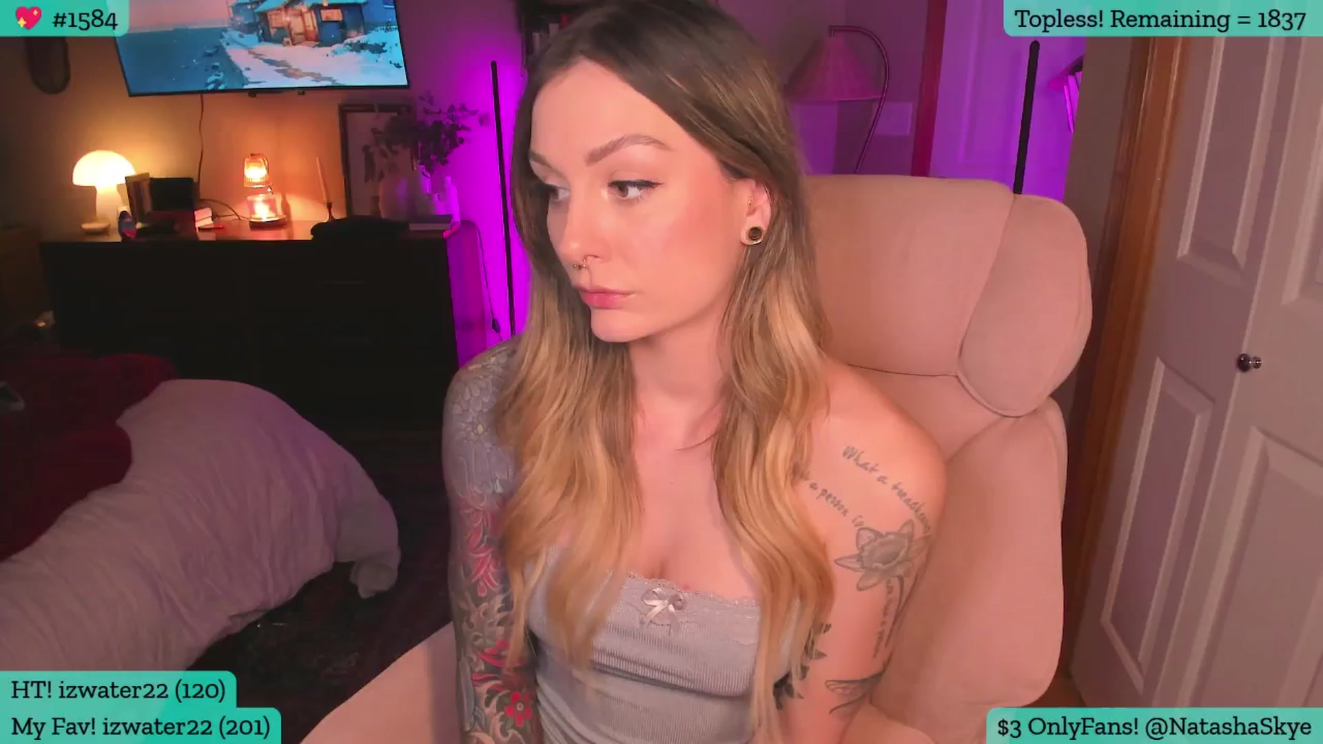 Gallery image thumbnail from Natashaskye's myfreecams stream on, 04/10/2026, 02:54 image 1 of 20