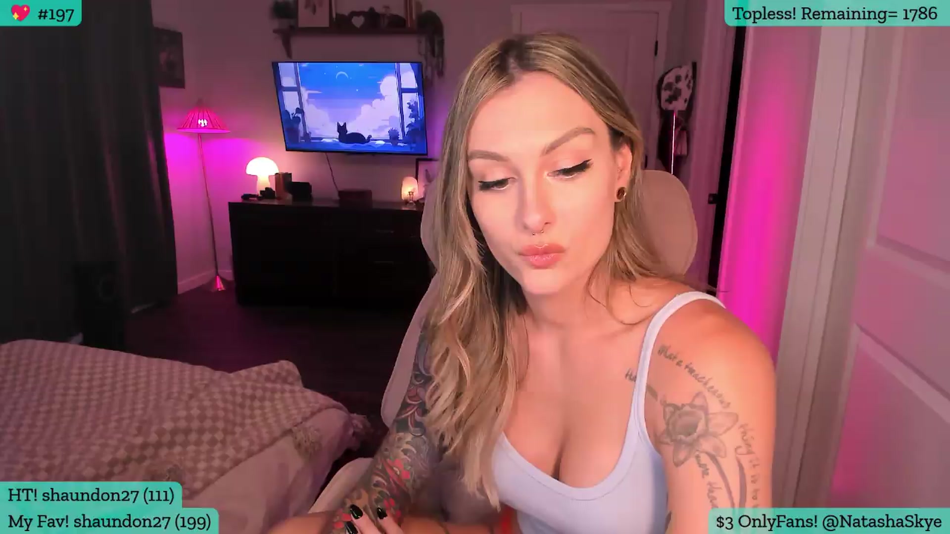 Gallery image thumbnail from Natashaskye's myfreecams stream on, 07/09/2026, 05:10 image 2 of 20
