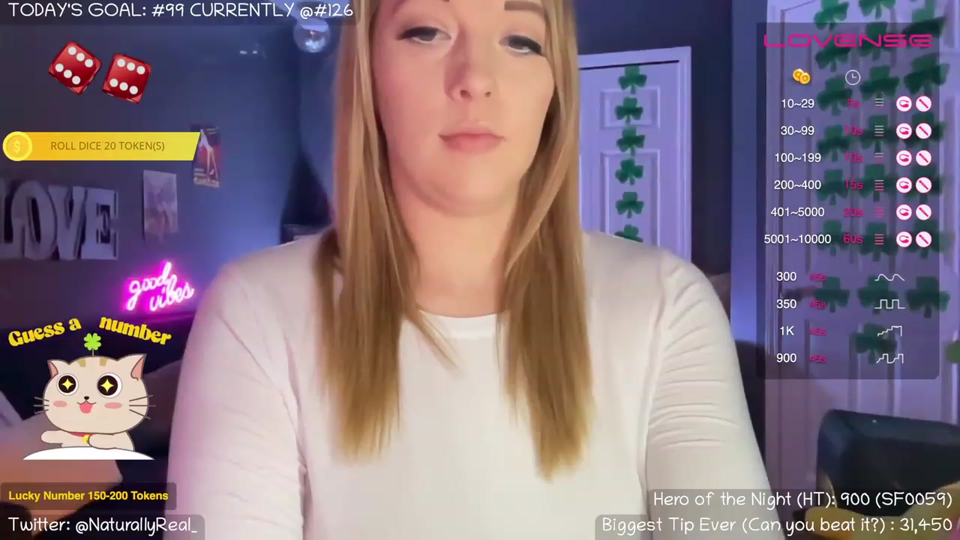 Gallery image thumbnail from NaturallyReal's myfreecams stream on, 03/12/2023, 05:49 image 19 of 20