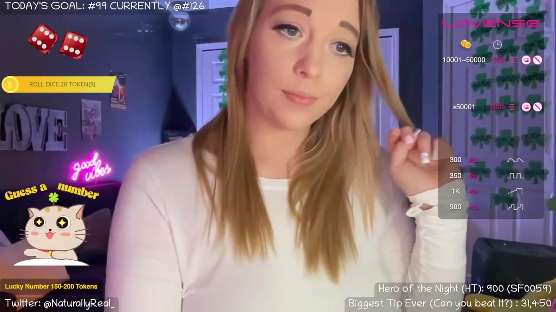 Gallery image thumbnail from NaturallyReal's myfreecams stream on, 03/12/2023, 05:49 image 20 of 20