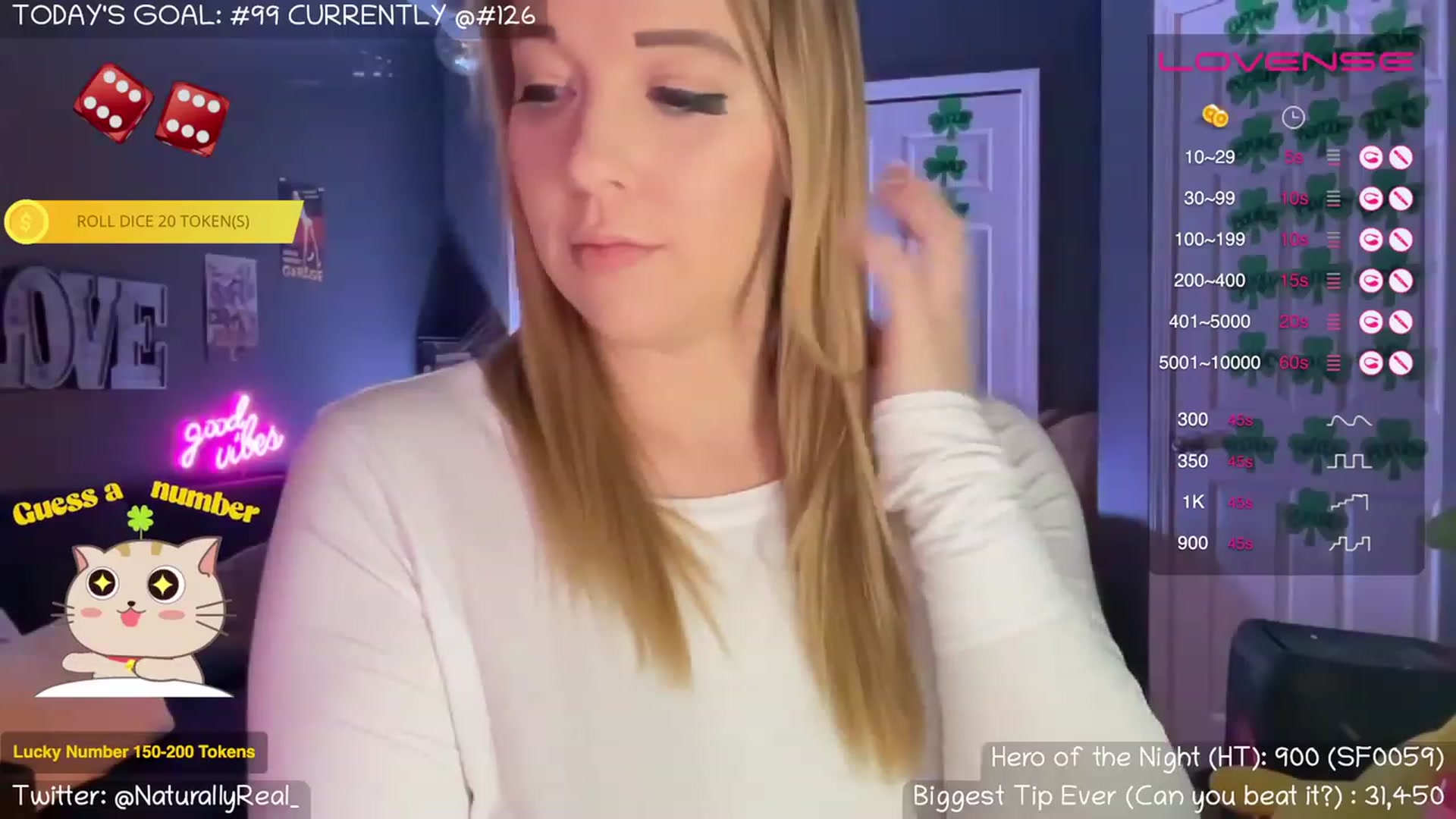 Gallery image thumbnail from NaturallyReal's myfreecams stream on, 03/12/2023, 05:49 image 16 of 20