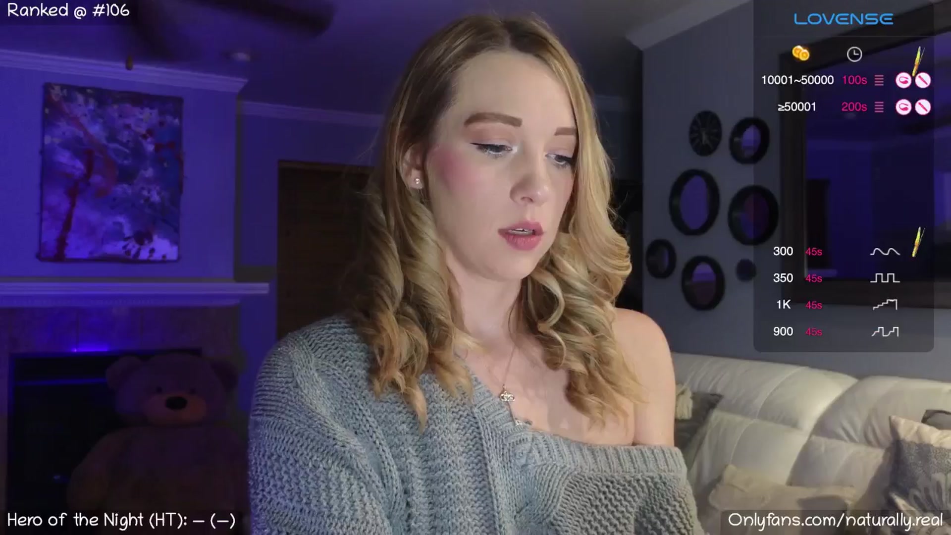 Gallery image thumbnail from NaturallyReal's myfreecams stream on, 11/09/2024, 04:43 image 1 of 20
