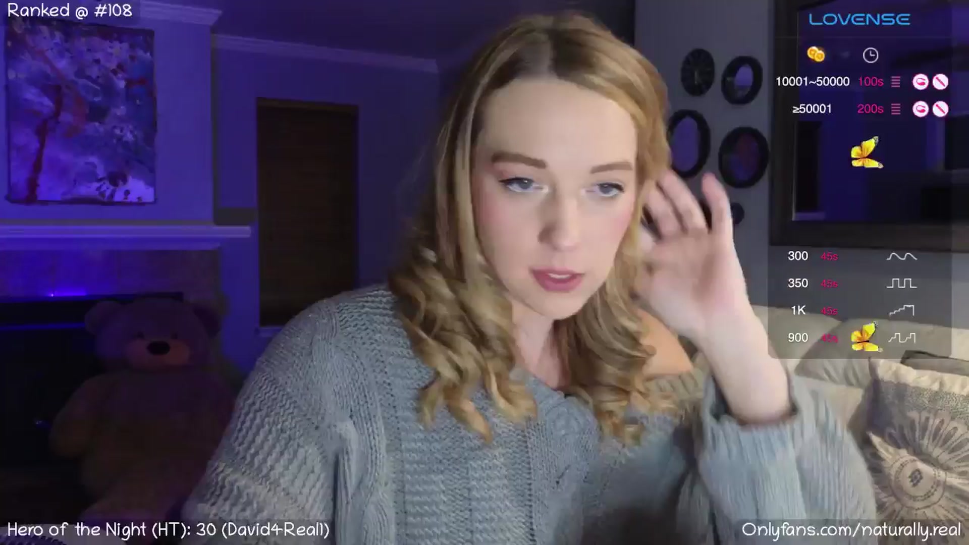 Gallery image thumbnail from NaturallyReal's myfreecams stream on, 11/09/2024, 04:43 image 7 of 20