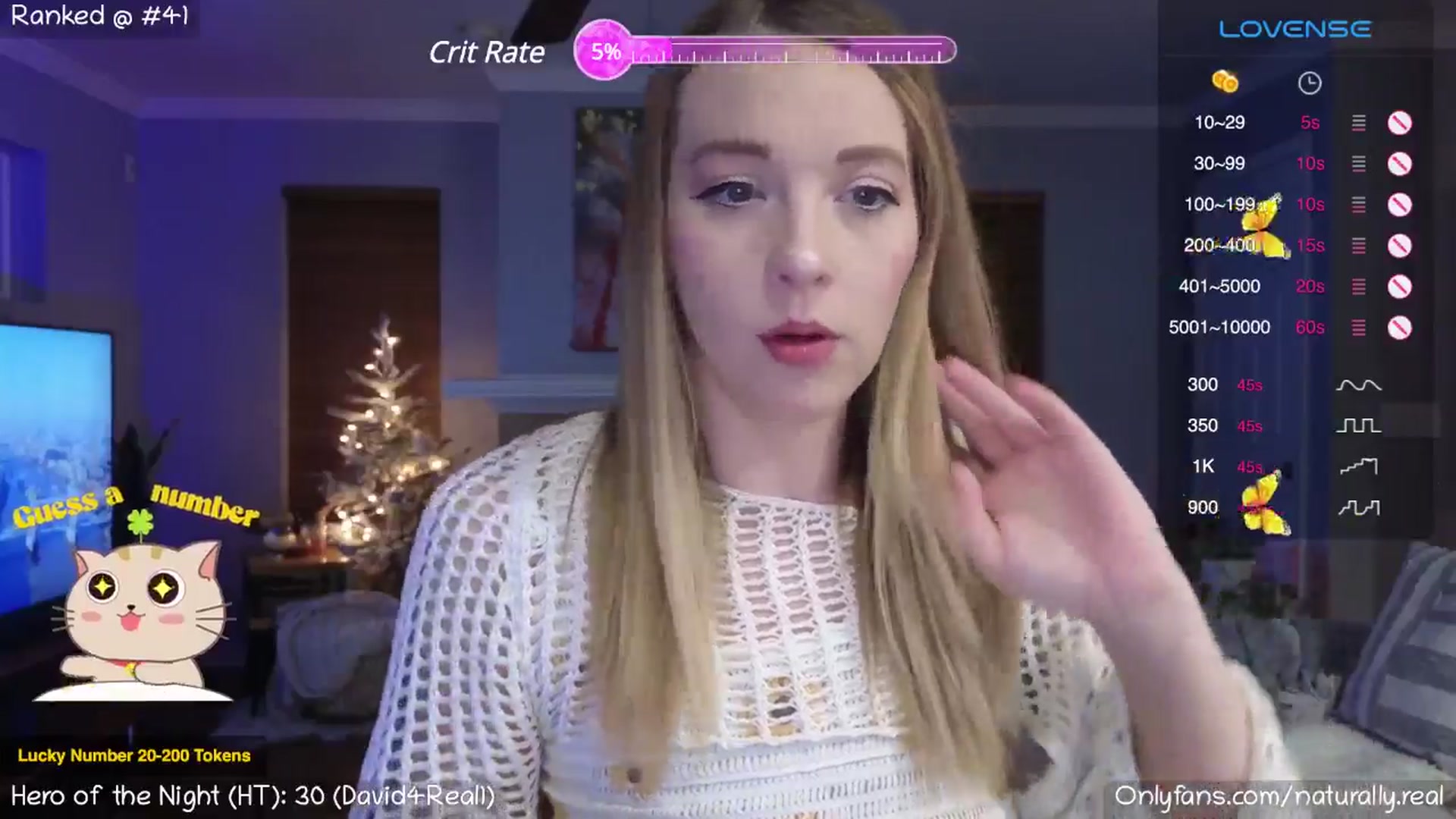 Gallery image thumbnail from NaturallyReal's myfreecams stream on, 02/04/2025, 03:42 image 7 of 20