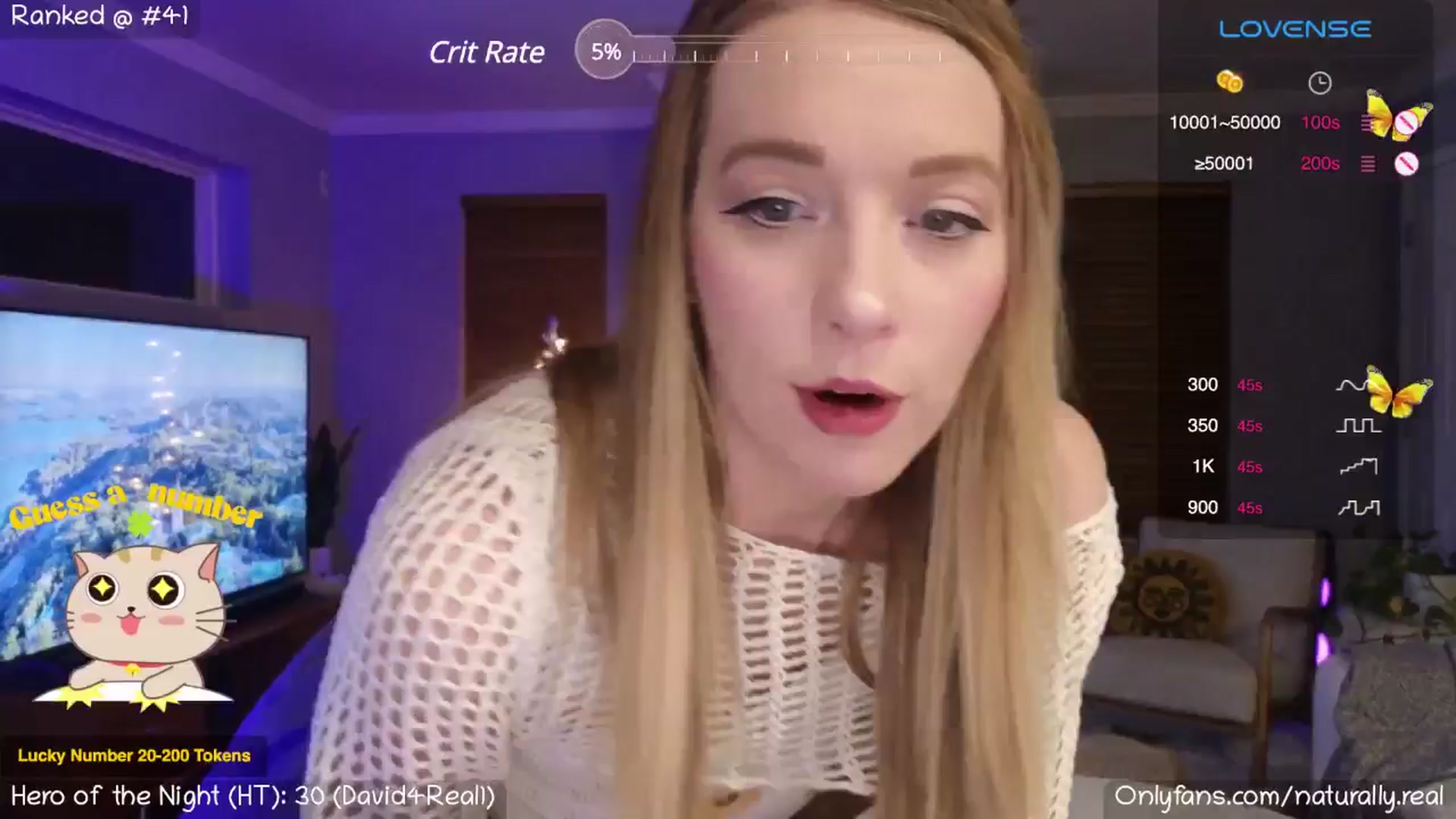 Gallery image thumbnail from NaturallyReal's myfreecams stream on, 02/04/2025, 03:42 image 4 of 20