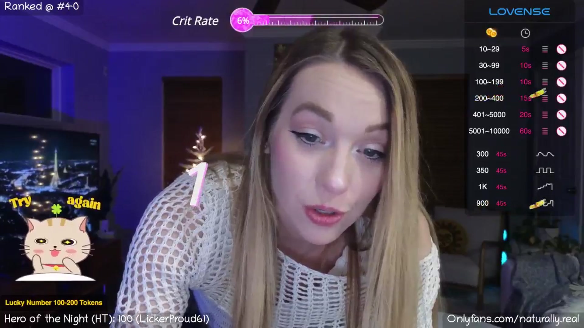 Gallery image thumbnail from NaturallyReal's myfreecams stream on, 02/04/2025, 03:42 image 16 of 20