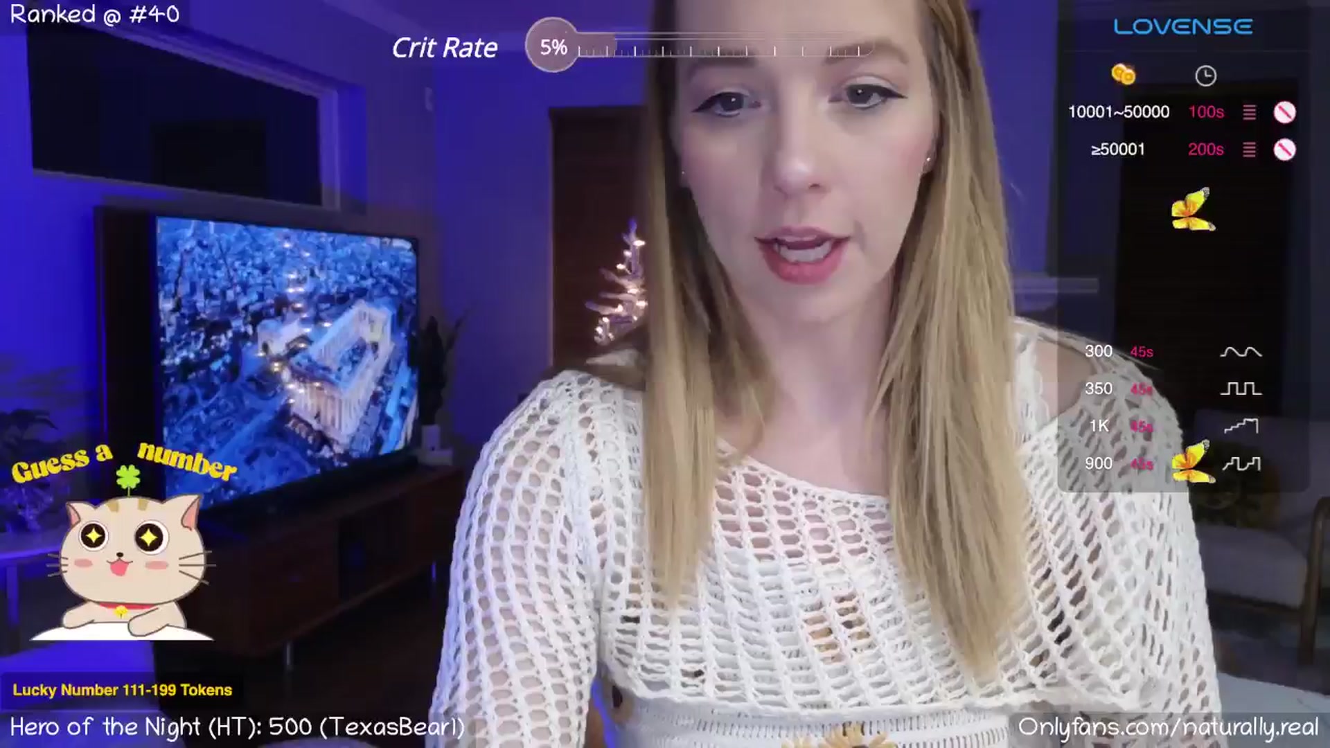 Gallery image thumbnail from NaturallyReal's myfreecams stream on, 02/04/2025, 06:33 image 1 of 20