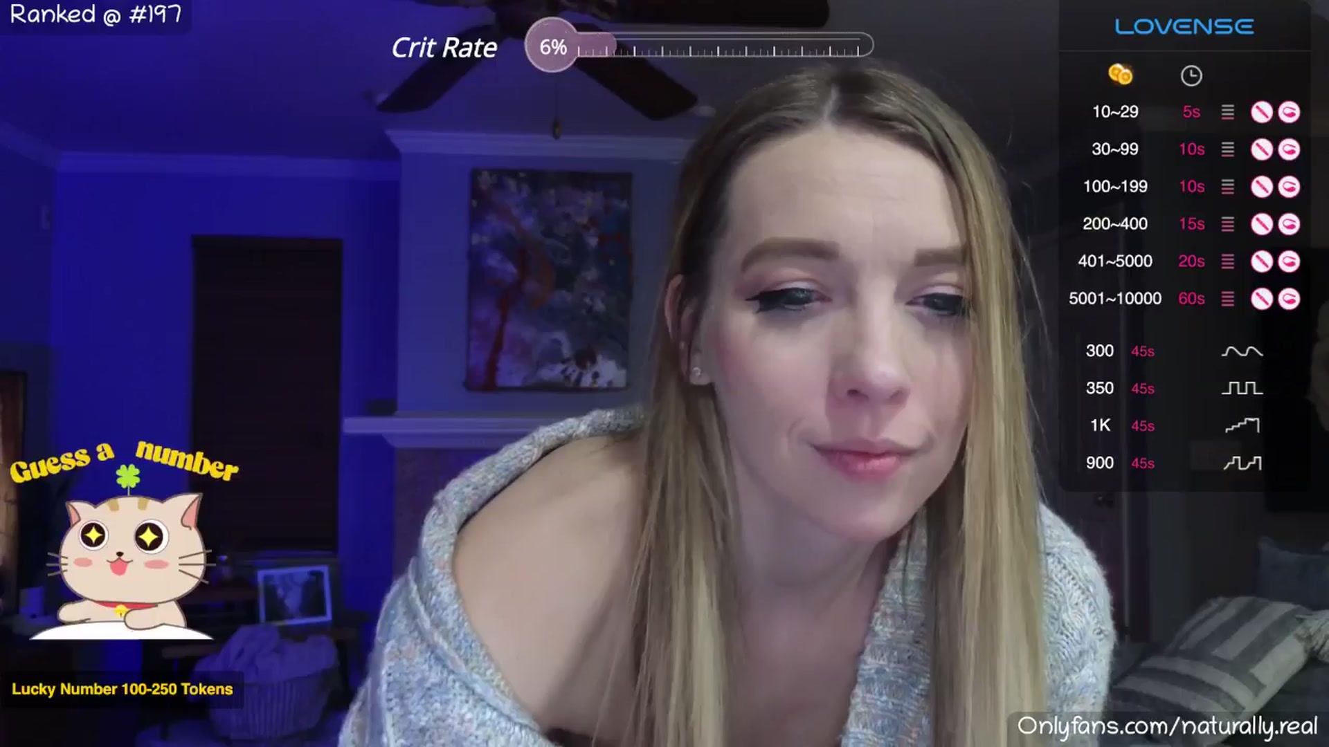 Gallery image thumbnail from NaturallyReal's myfreecams stream on, 03/02/2025, 06:54 image 7 of 20
