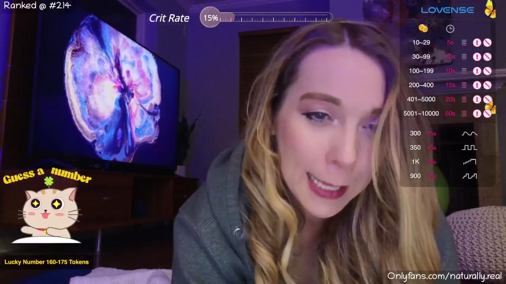 Gallery image thumbnail from NaturallyReal's myfreecams stream on, 03/05/2025, 08:19 image 15 of 20