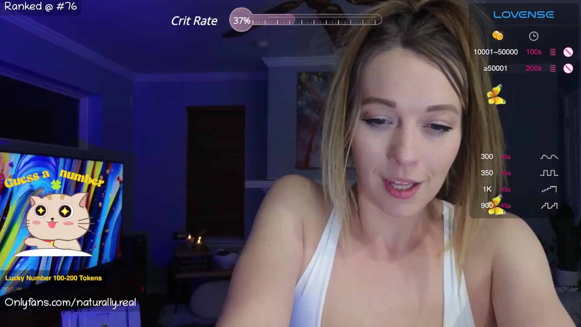 Gallery image thumbnail from NaturallyReal's myfreecams stream on, 05/09/2025, 05:14 image 19 of 20