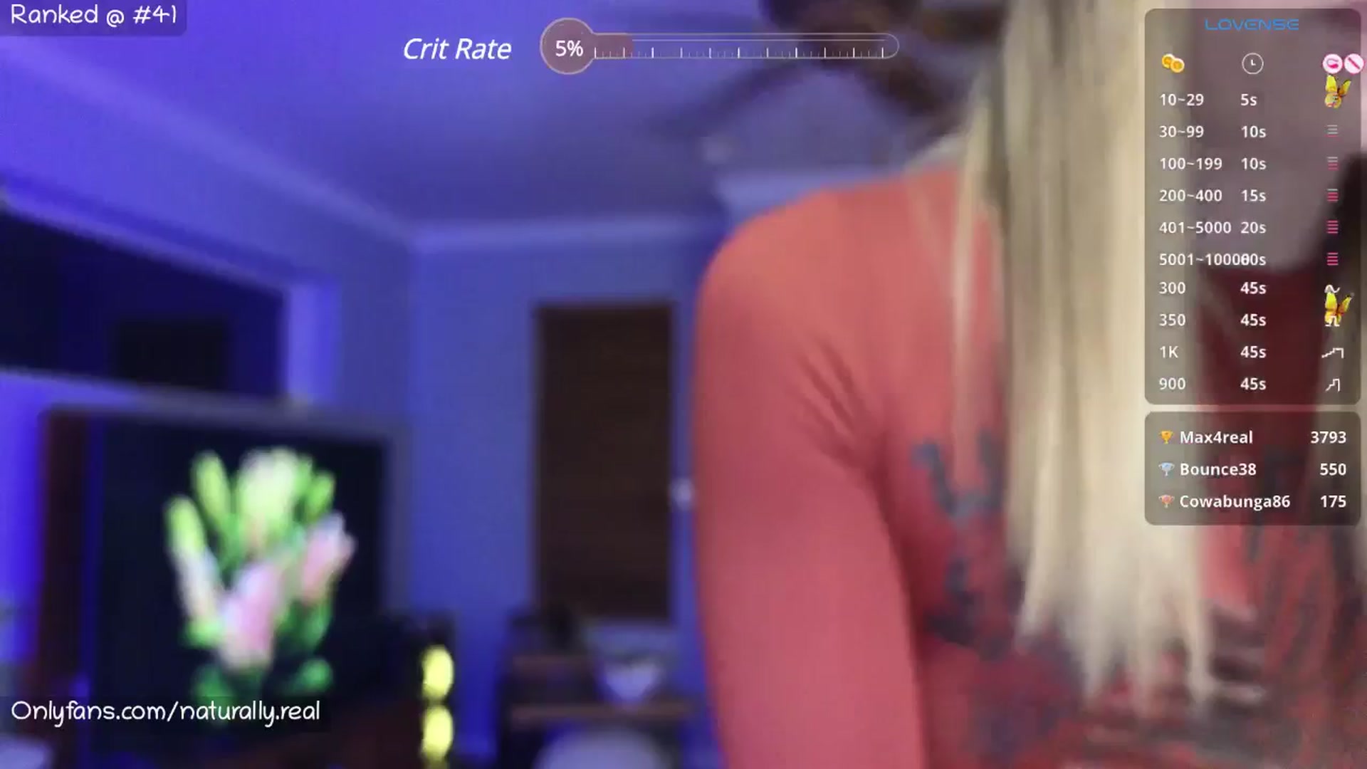 Gallery image thumbnail from NaturallyReal's myfreecams stream on, 05/29/2025, 05:06 image 19 of 20