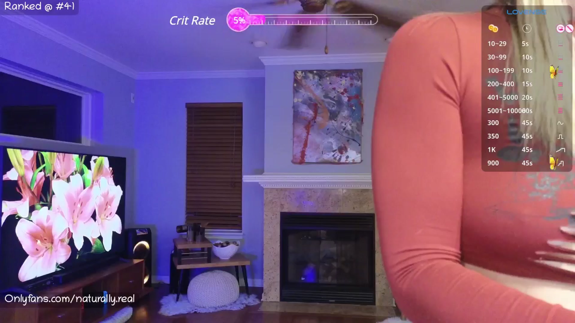 Gallery image thumbnail from NaturallyReal's myfreecams stream on, 05/29/2025, 05:40 image 5 of 20