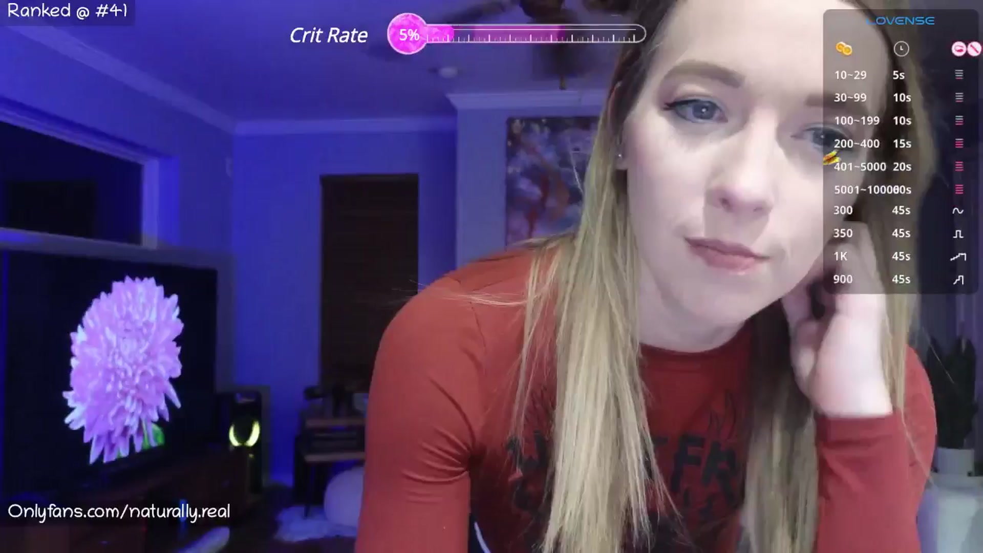 Gallery image thumbnail from NaturallyReal's myfreecams stream on, 05/29/2025, 05:40 image 9 of 20