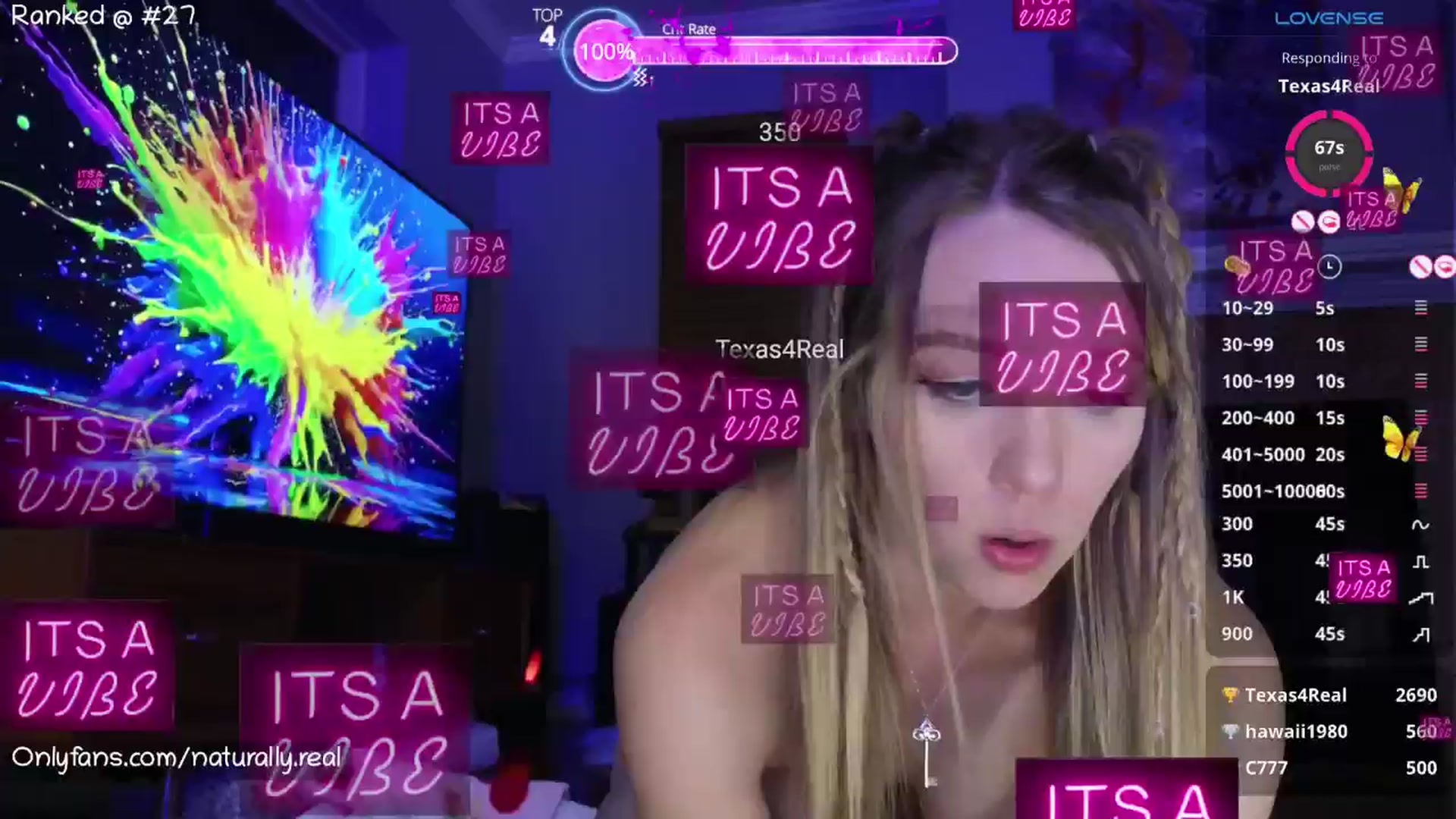 Gallery image thumbnail from NaturallyReal's myfreecams stream on, 06/01/2025, 08:20 image 7 of 20