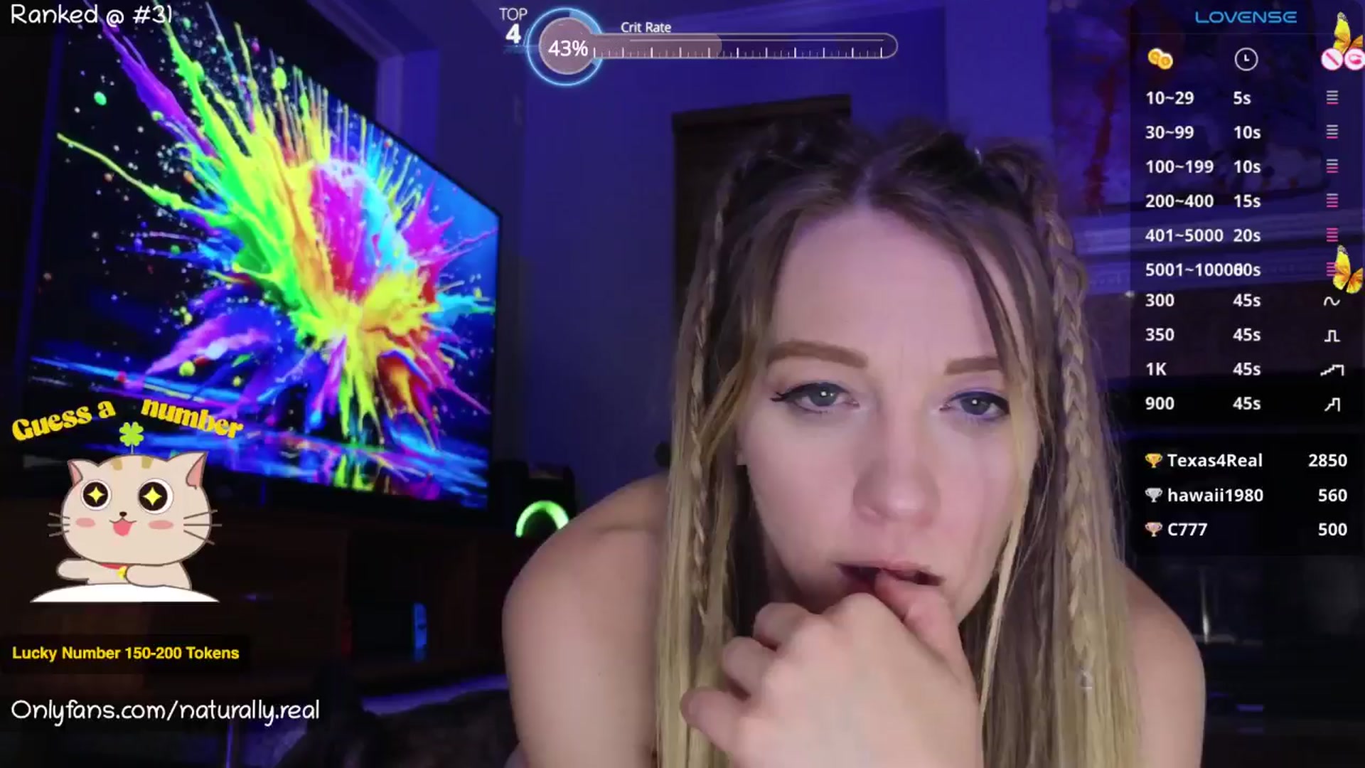 Gallery image thumbnail from NaturallyReal's myfreecams stream on, 06/01/2025, 08:20 image 14 of 20