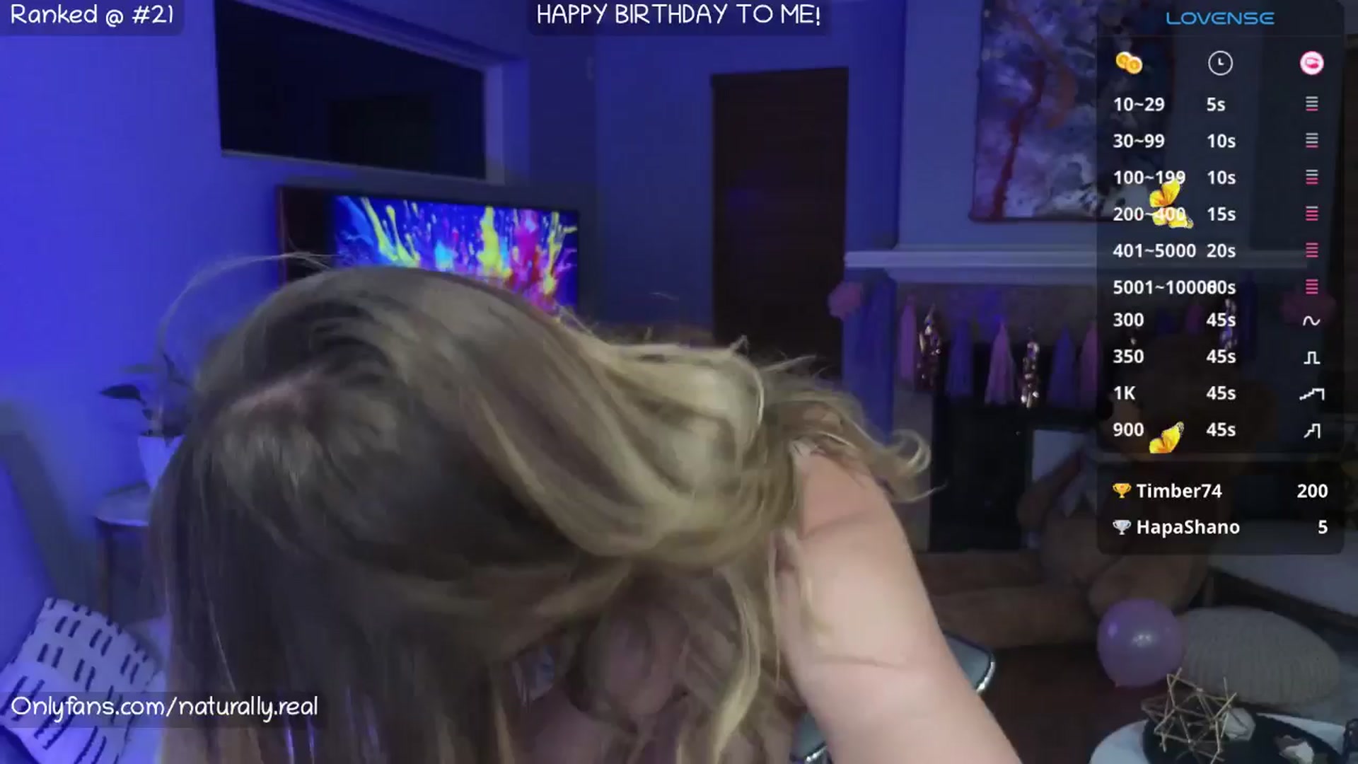Gallery image thumbnail from NaturallyReal's myfreecams stream on, 07/11/2025, 08:43 image 20 of 20