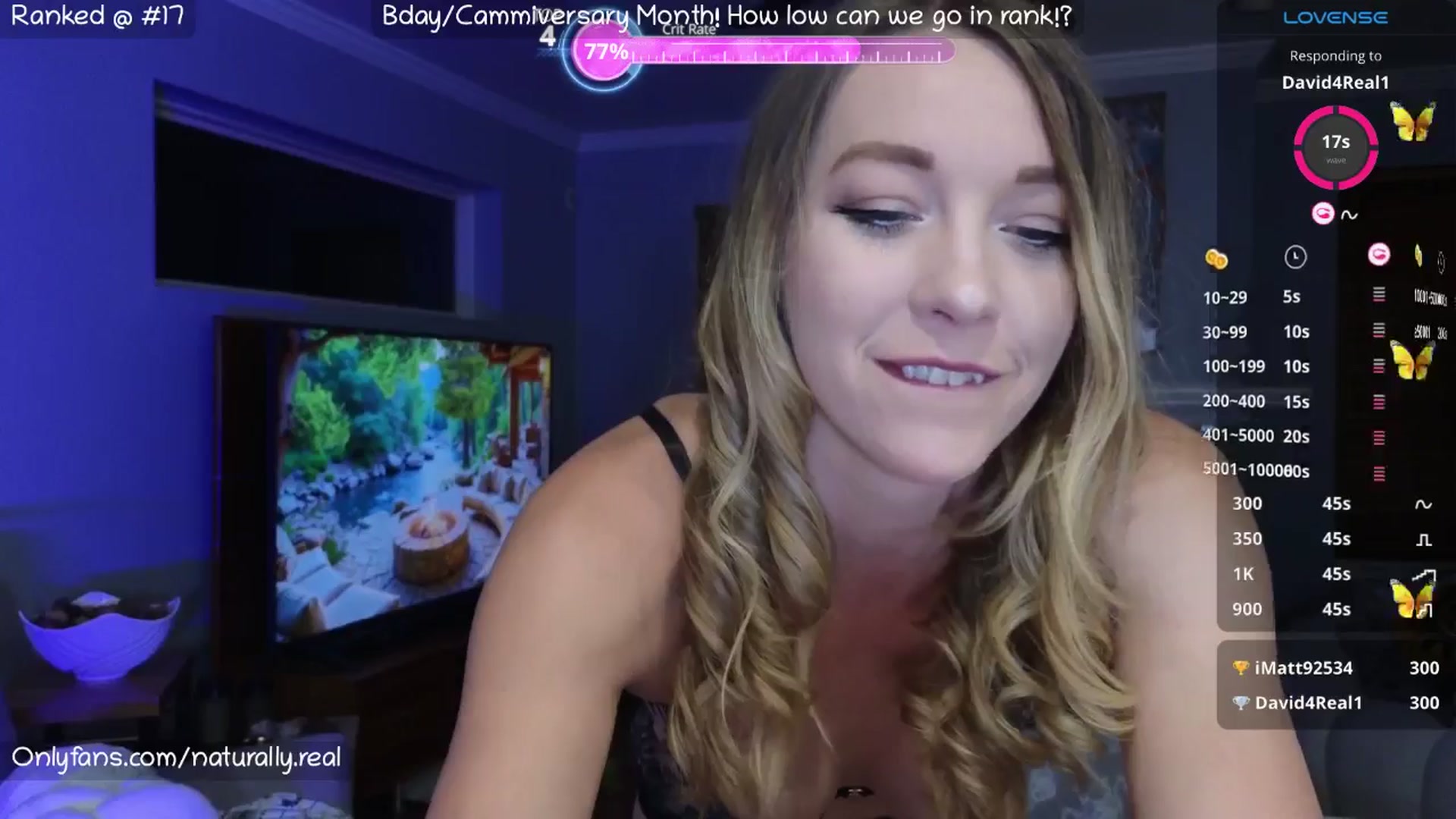 Gallery image thumbnail from NaturallyReal's myfreecams stream on, 07/22/2025, 03:14 image 3 of 20