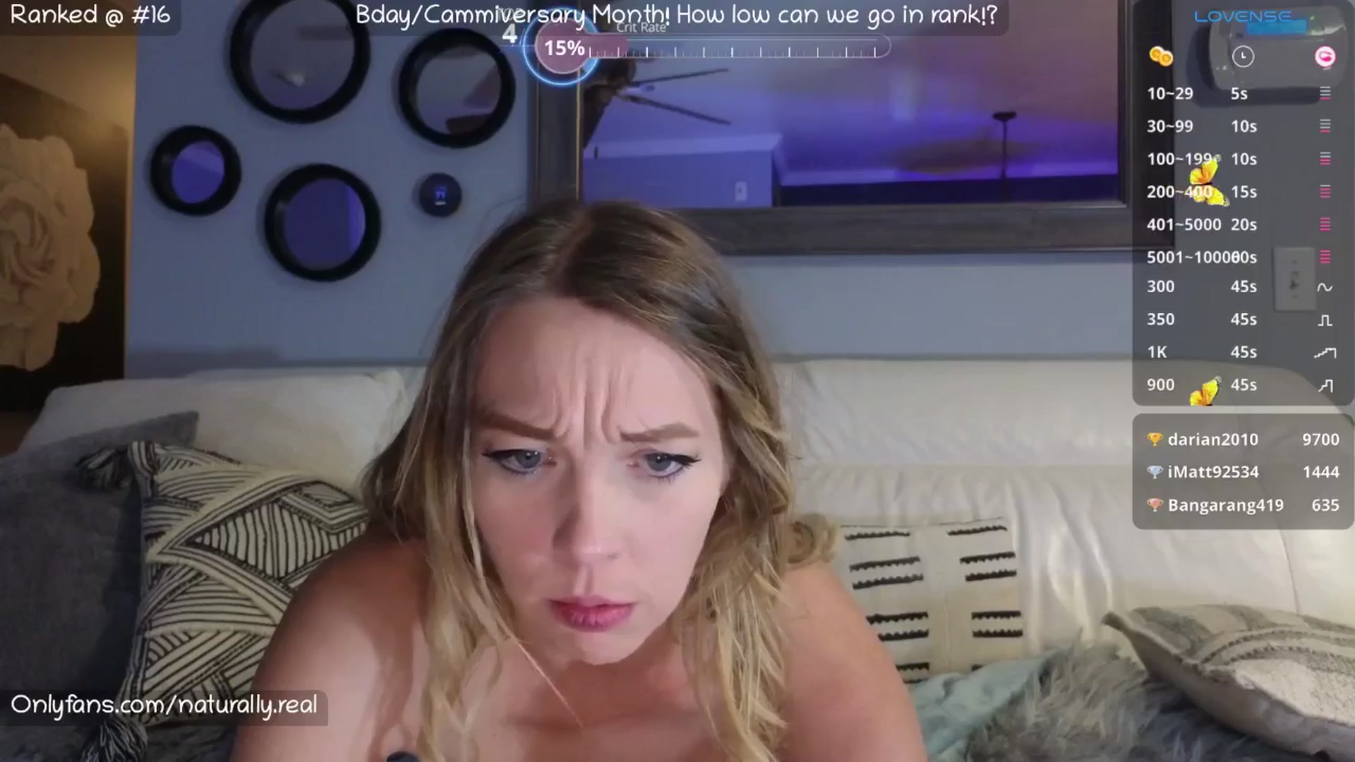Gallery image thumbnail from NaturallyReal's myfreecams stream on, 07/22/2025, 08:16 image 15 of 20