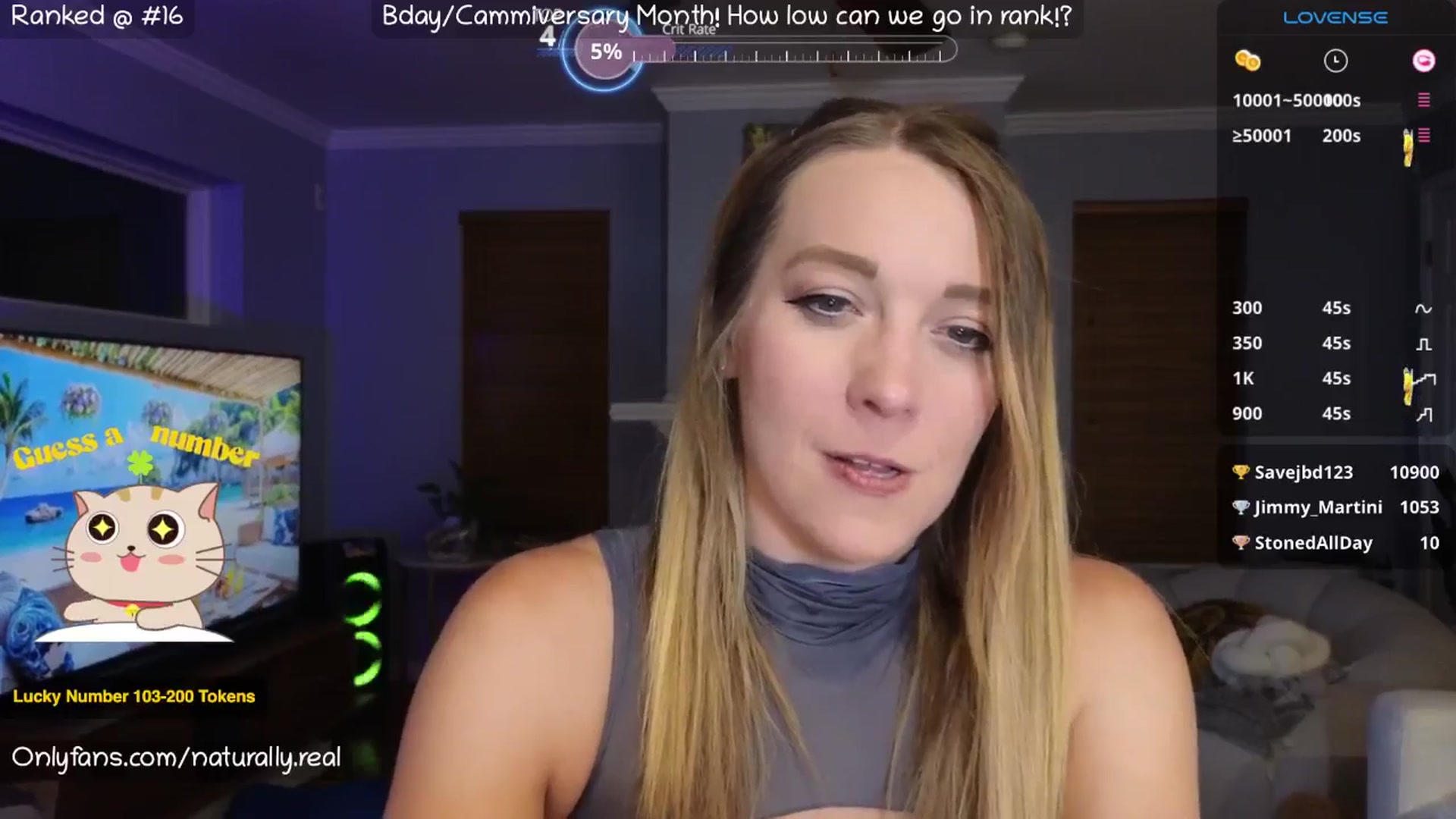 Gallery image thumbnail from NaturallyReal's myfreecams stream on, 07/23/2025, 08:06 image 9 of 20