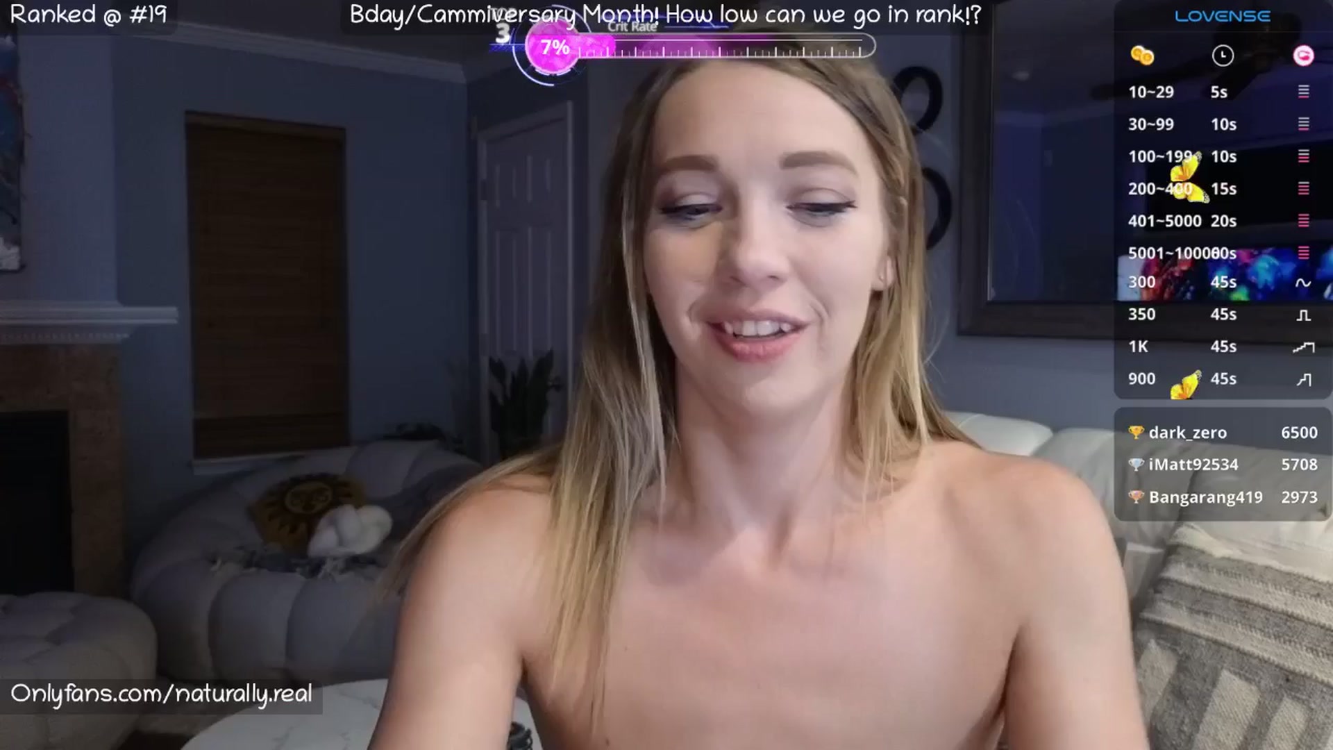 Gallery image thumbnail from NaturallyReal's myfreecams stream on, 07/24/2025, 08:04 image 10 of 20