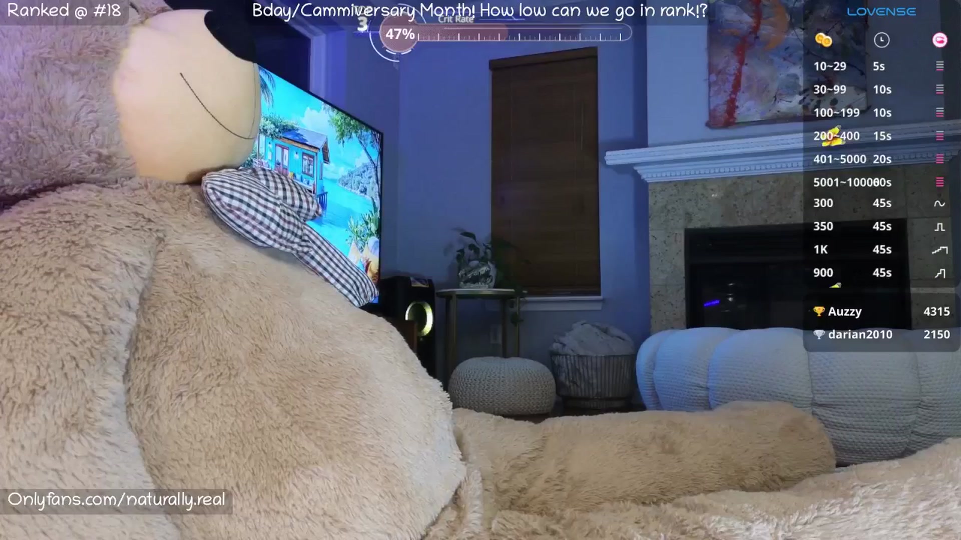Gallery image thumbnail from NaturallyReal's myfreecams stream on, 07/25/2025, 08:49 image 5 of 20