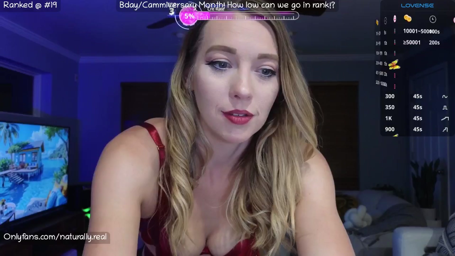 Gallery image thumbnail from NaturallyReal's myfreecams stream on, 07/25/2025, 08:49 image 1 of 20