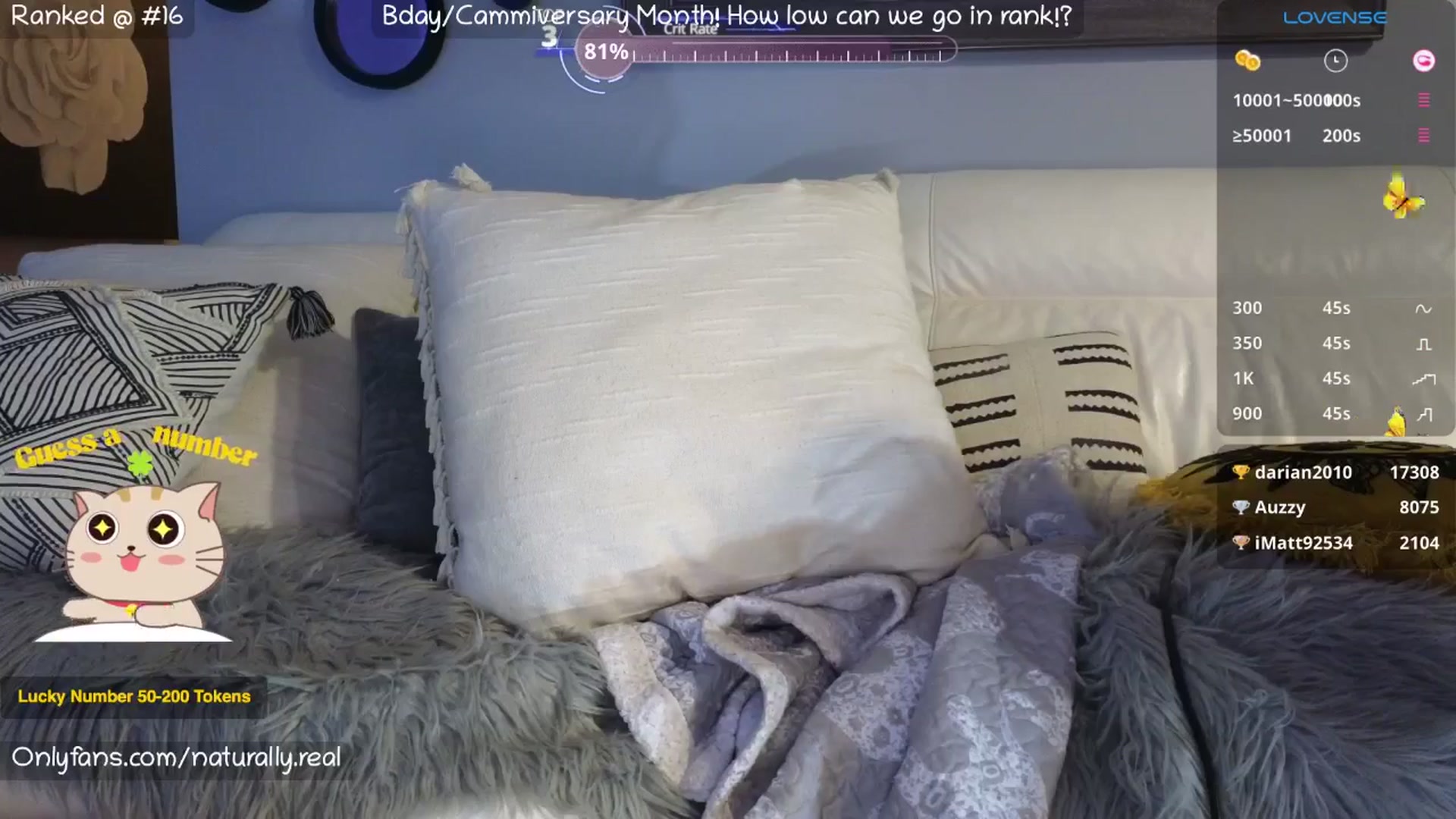 Gallery image thumbnail from NaturallyReal's myfreecams stream on, 07/25/2025, 08:49 image 19 of 20