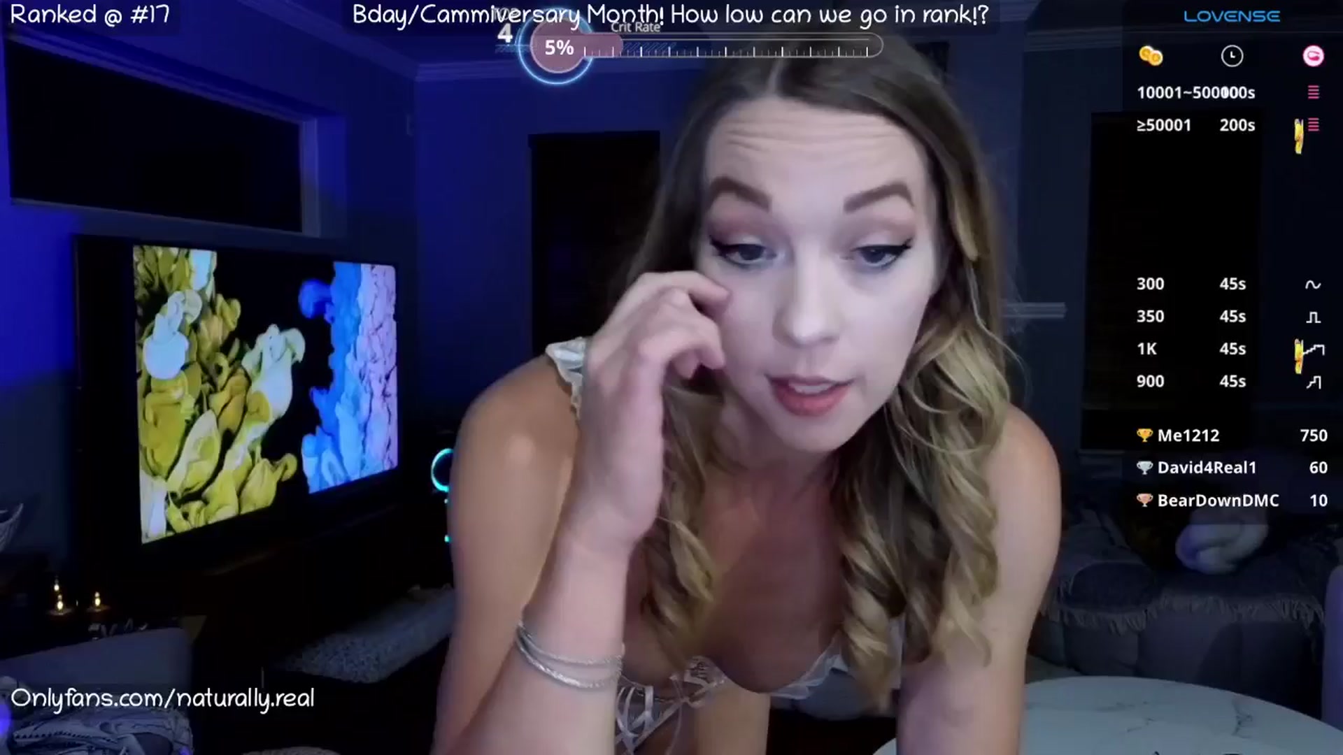 Gallery image thumbnail from NaturallyReal's myfreecams stream on, 07/27/2025, 06:01 image 5 of 20