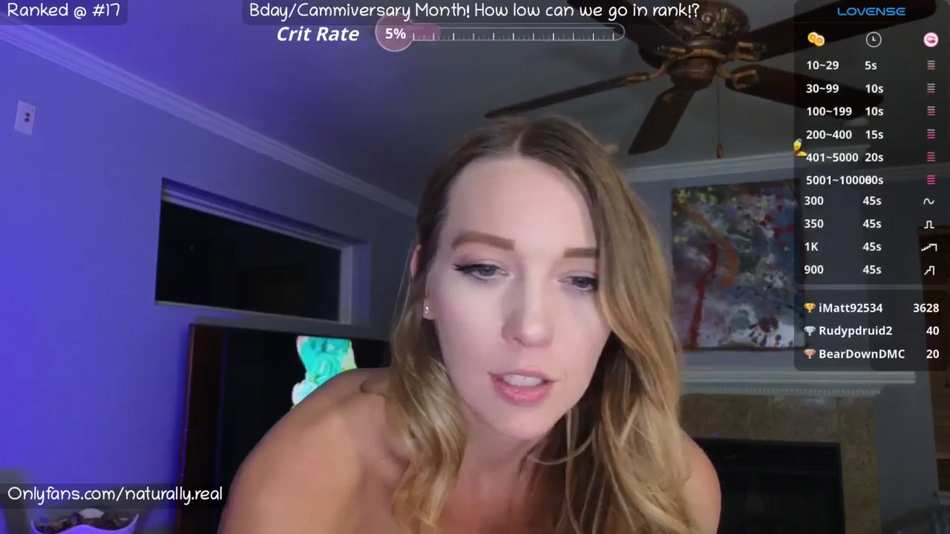 Gallery image thumbnail from NaturallyReal's myfreecams stream on, 07/27/2025, 07:50 image 16 of 20