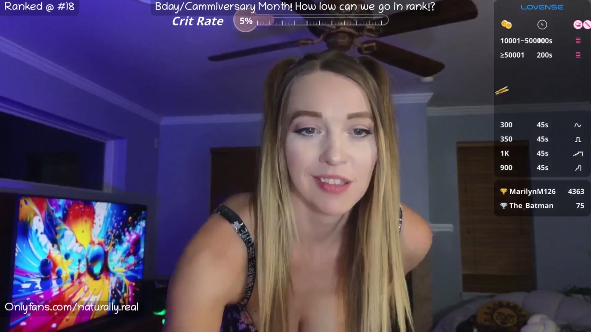 Gallery image thumbnail from NaturallyReal's myfreecams stream on, 07/29/2025, 06:43 image 8 of 20
