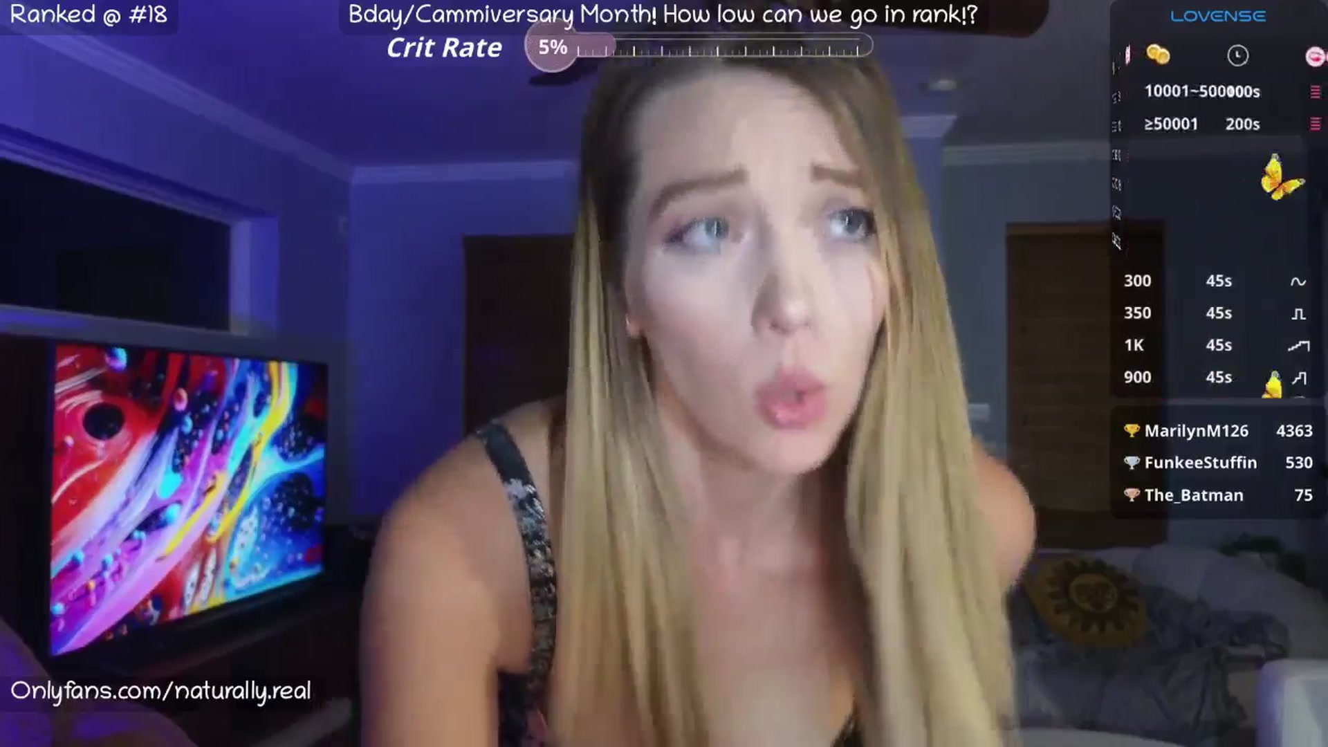 Gallery image thumbnail from NaturallyReal's myfreecams stream on, 07/29/2025, 06:43 image 15 of 20