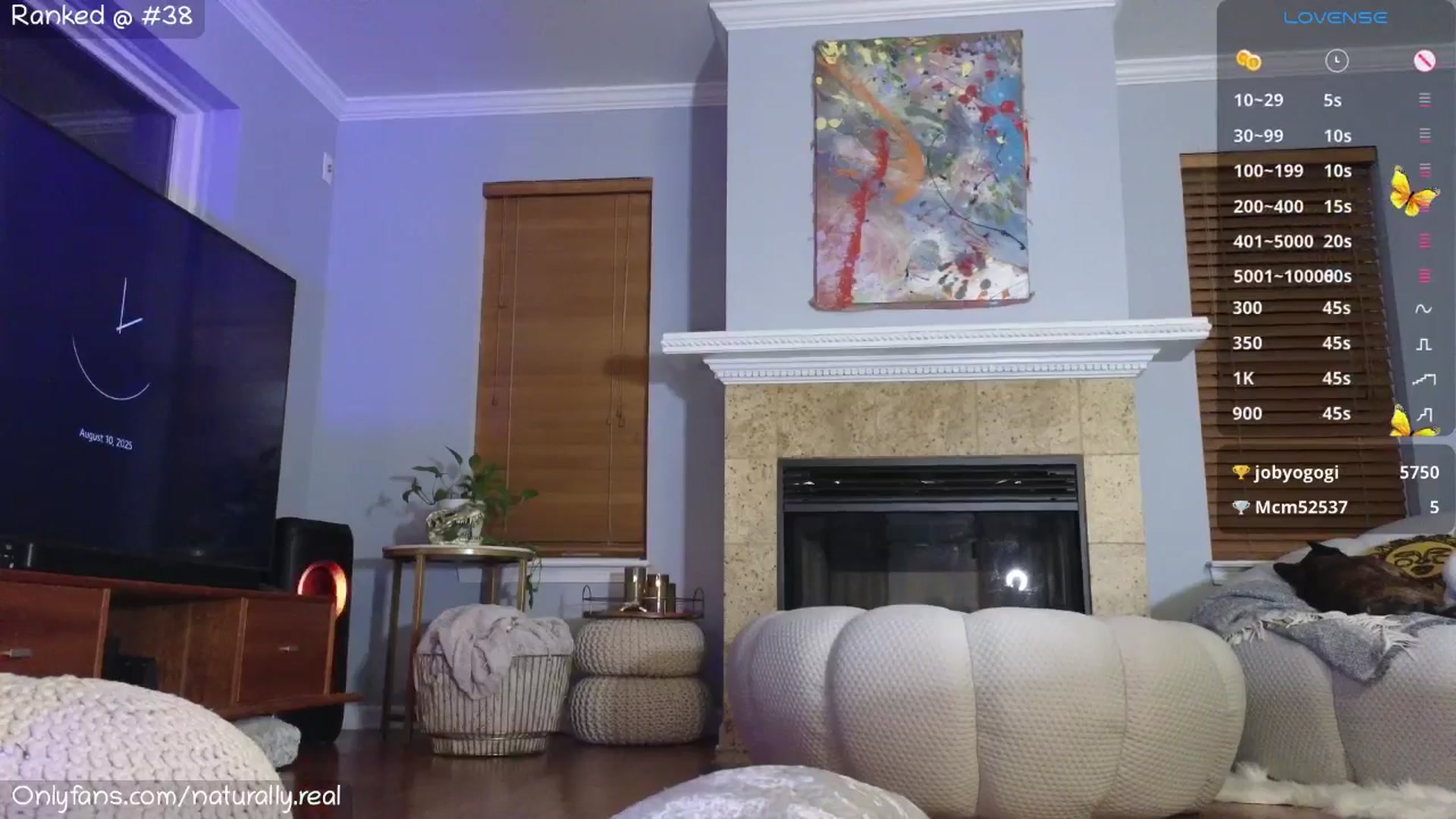 Gallery image thumbnail from NaturallyReal's myfreecams stream on, 08/10/2025, 07:26 image 8 of 20