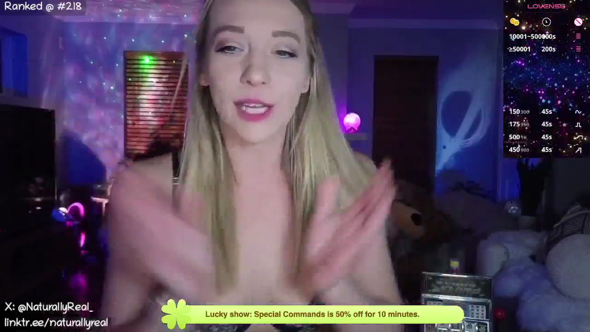 Gallery image thumbnail from NaturallyReal's myfreecams stream on, 11/05/2025, 06:01 image 10 of 20