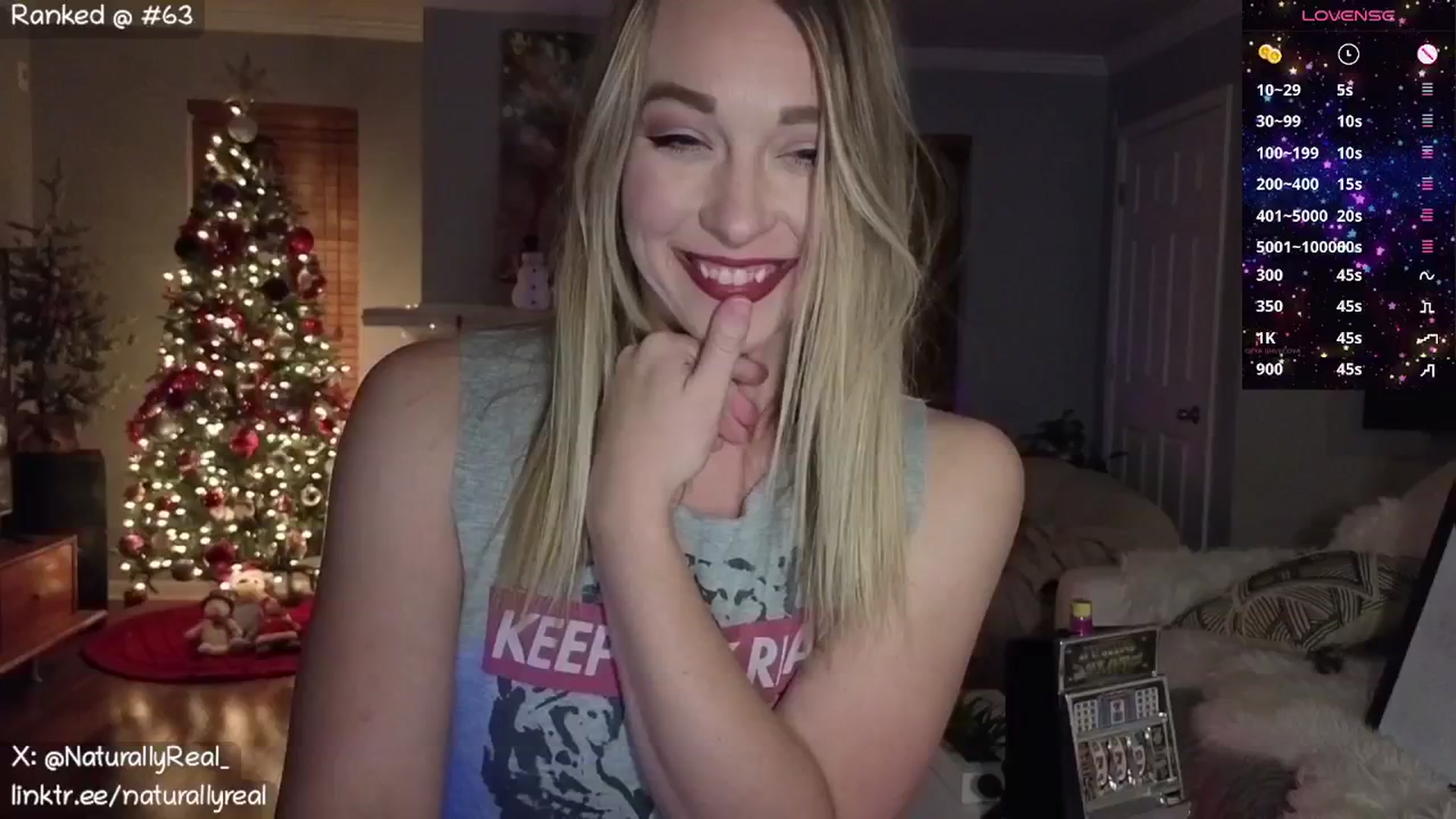 Gallery image thumbnail from NaturallyReal's myfreecams stream on, 12/01/2025, 05:36 image 16 of 20