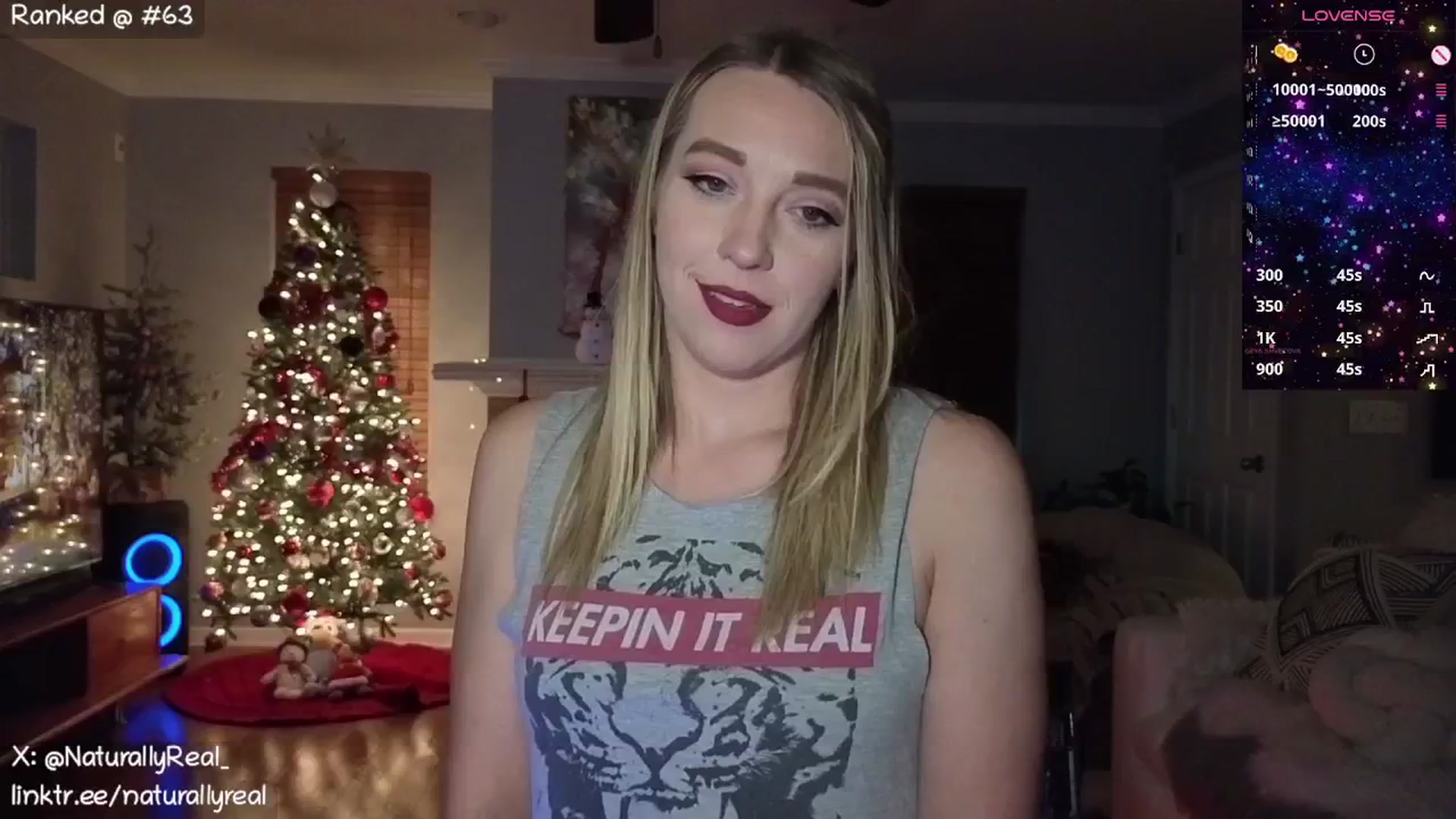 Gallery image thumbnail from NaturallyReal's myfreecams stream on, 12/01/2025, 05:36 image 7 of 20