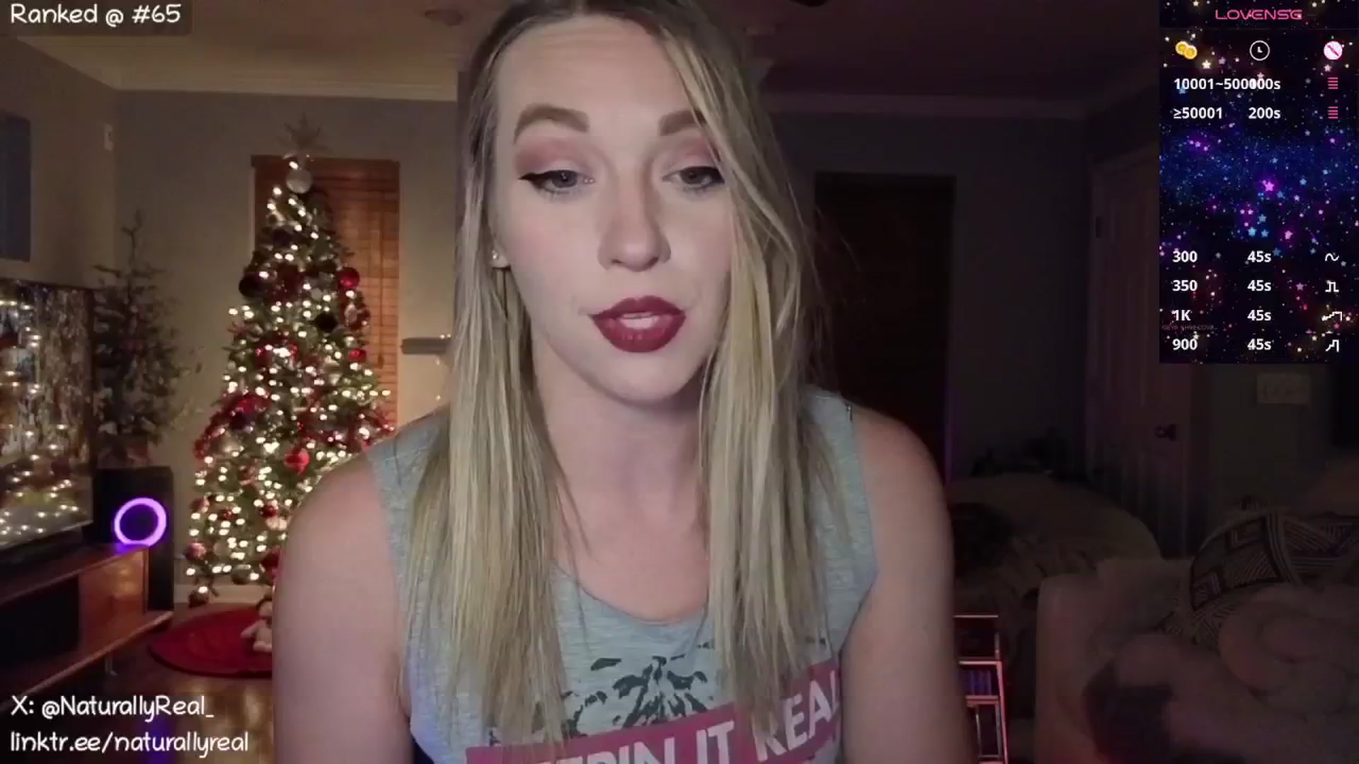 Gallery image thumbnail from NaturallyReal's myfreecams stream on, 12/01/2025, 05:36 image 3 of 20