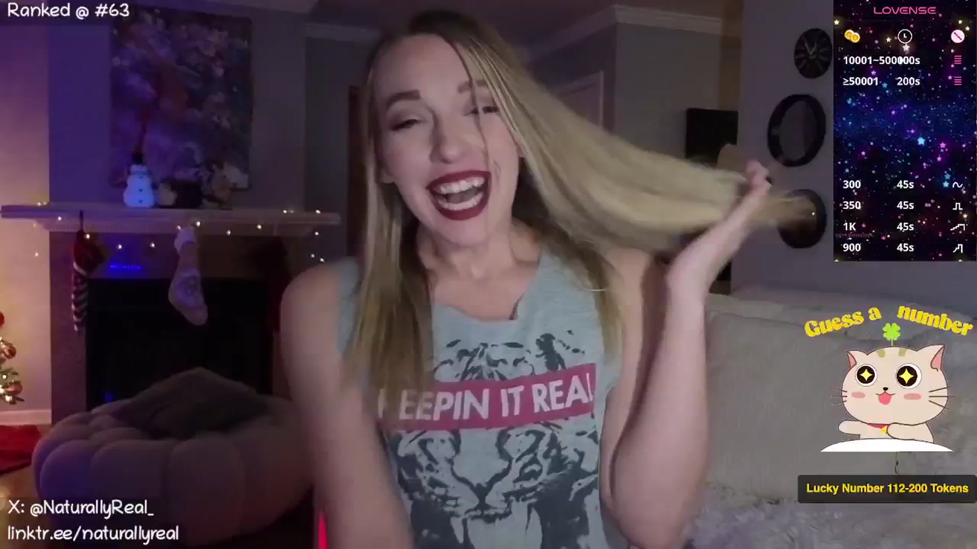 Gallery image thumbnail from NaturallyReal's myfreecams stream on, 12/01/2025, 07:48 image 10 of 20
